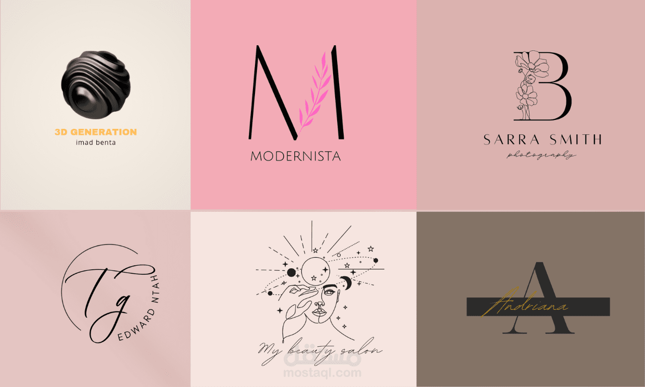 تصميم لوغو logo جميل و احترافي و مميز