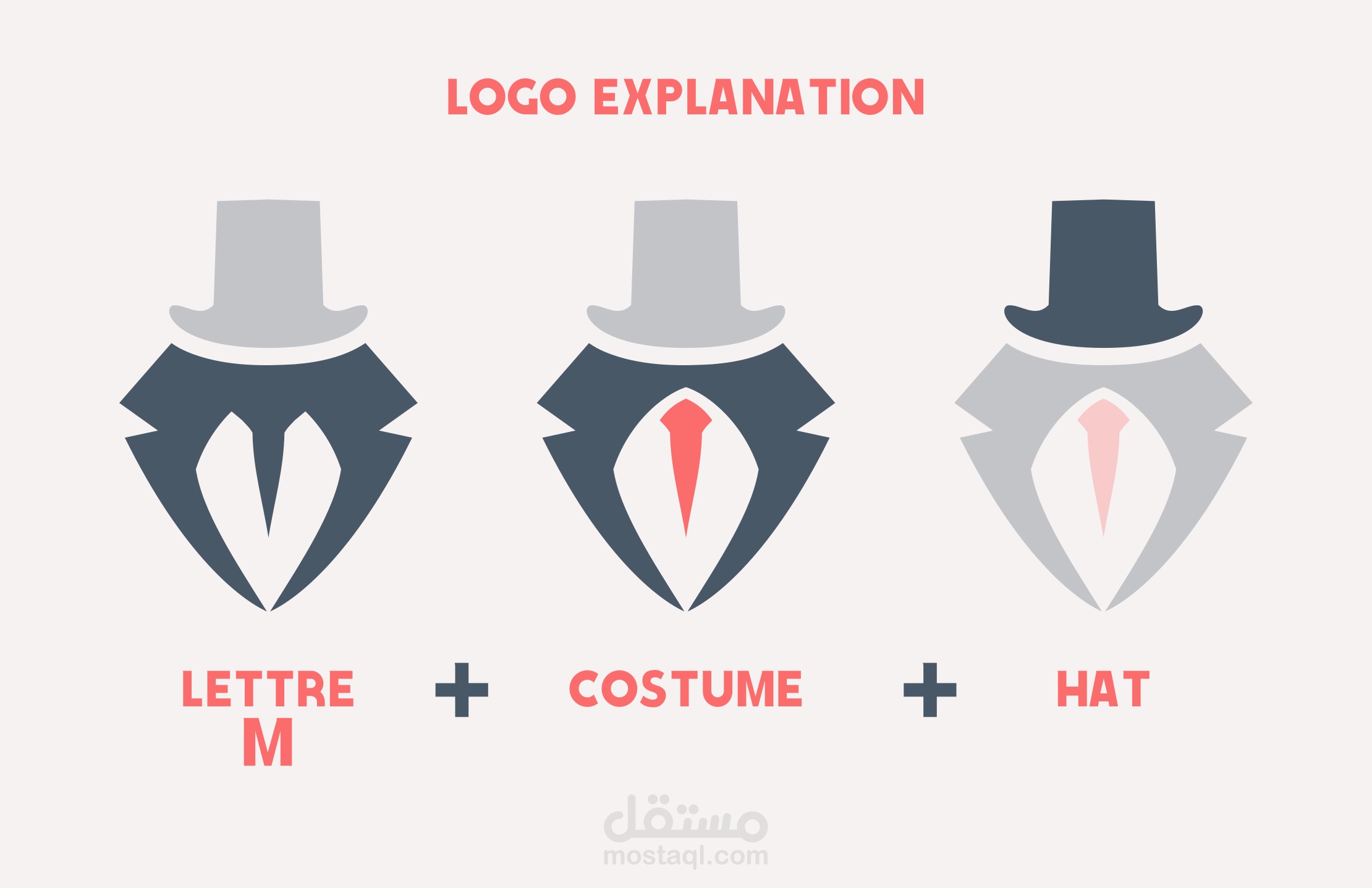 تصميم شعار لمتجر خاص ببيع الcostumes