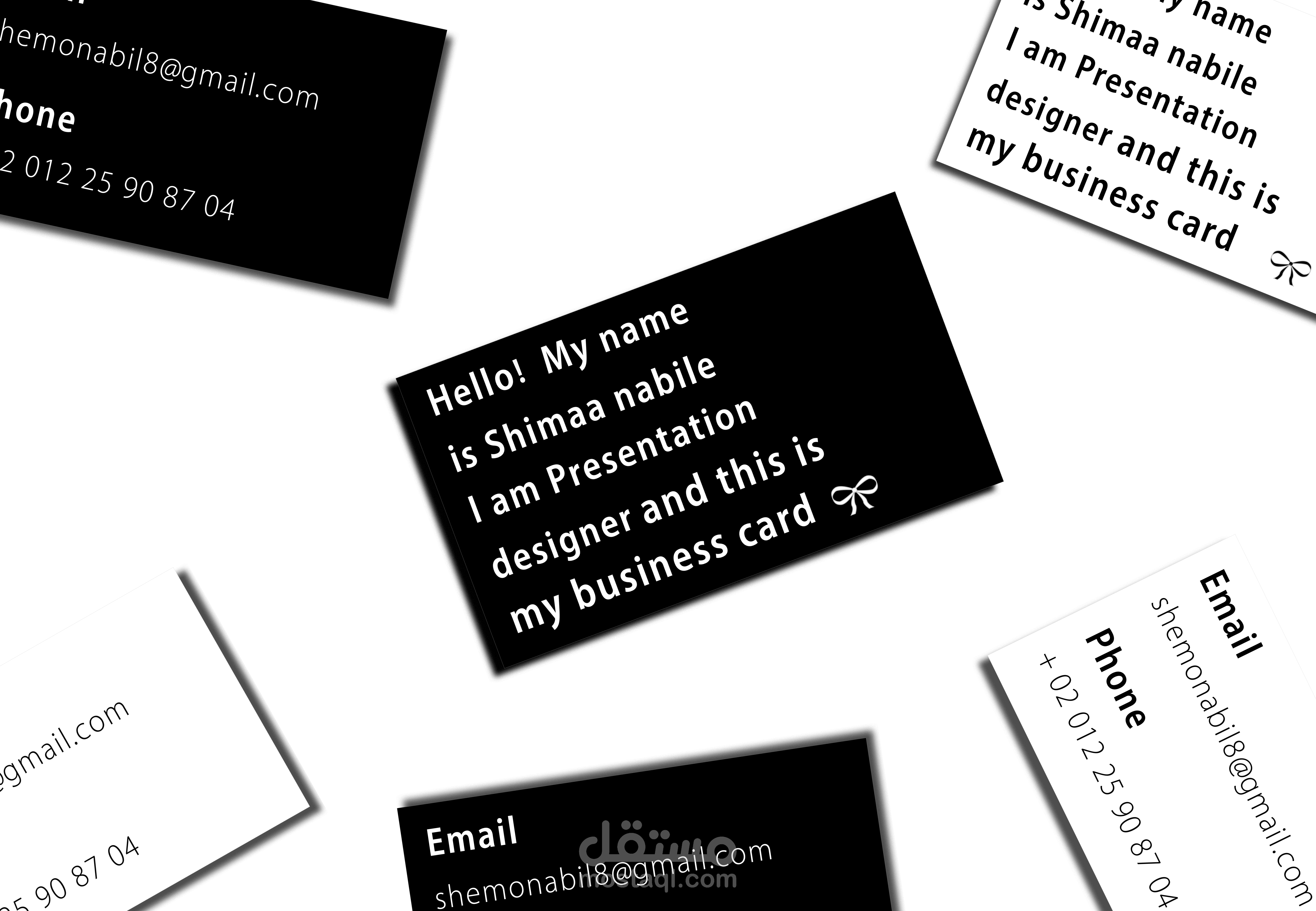 My business card