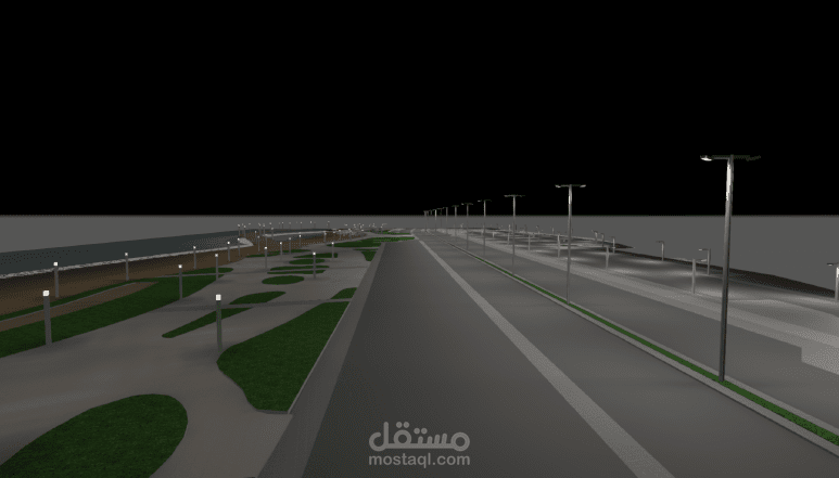 دراسة ضوئيه لاحد مشروعات تطوير جدة