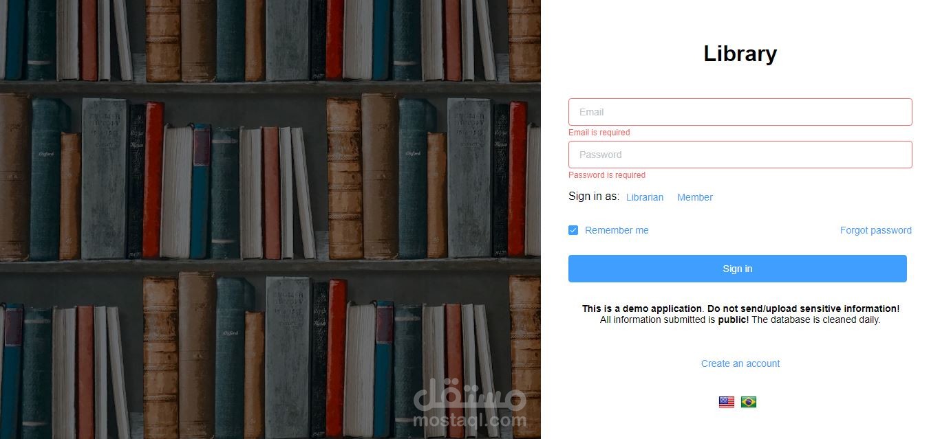 Library Web Application