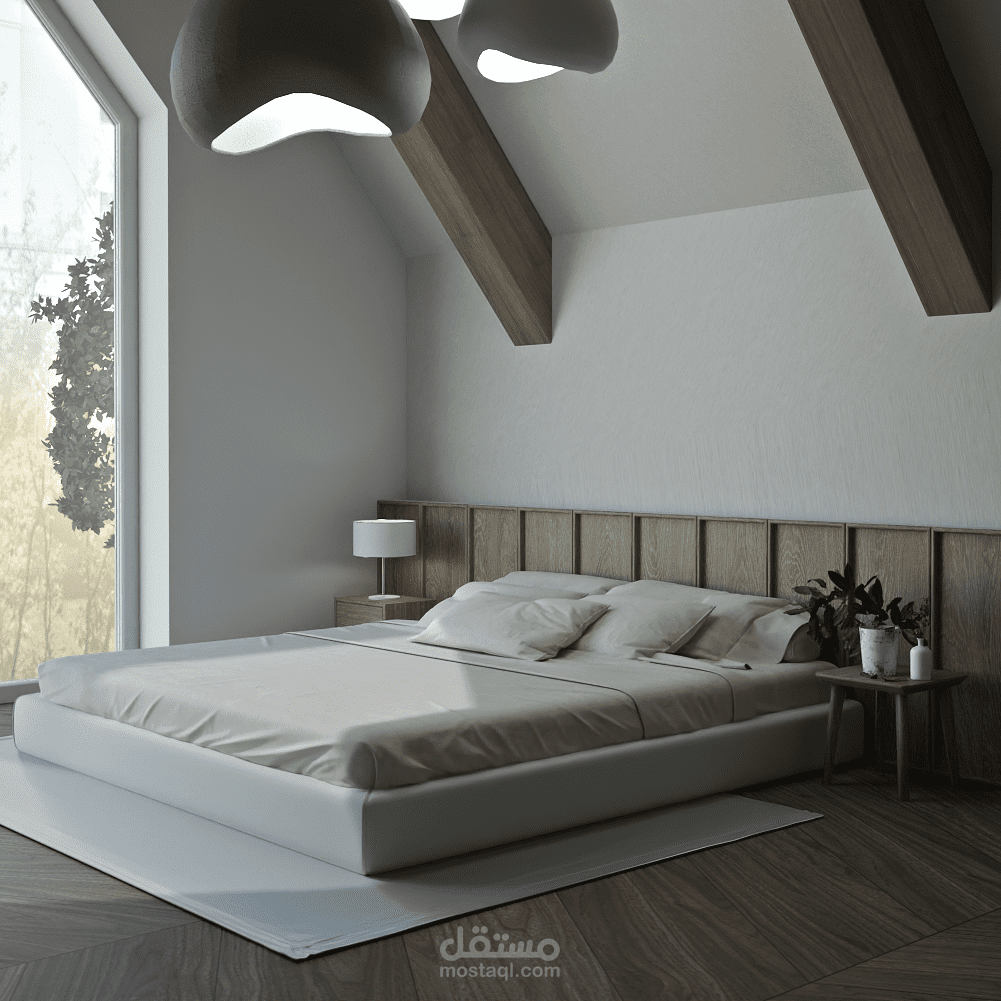 Modern style bedroom