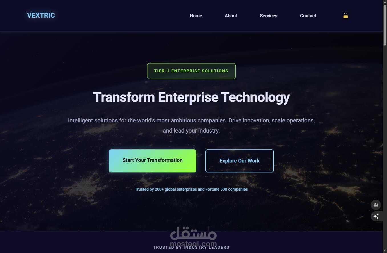 Vextric LLC – موقع شركة استشارات تقنية وأتمتة أعمال