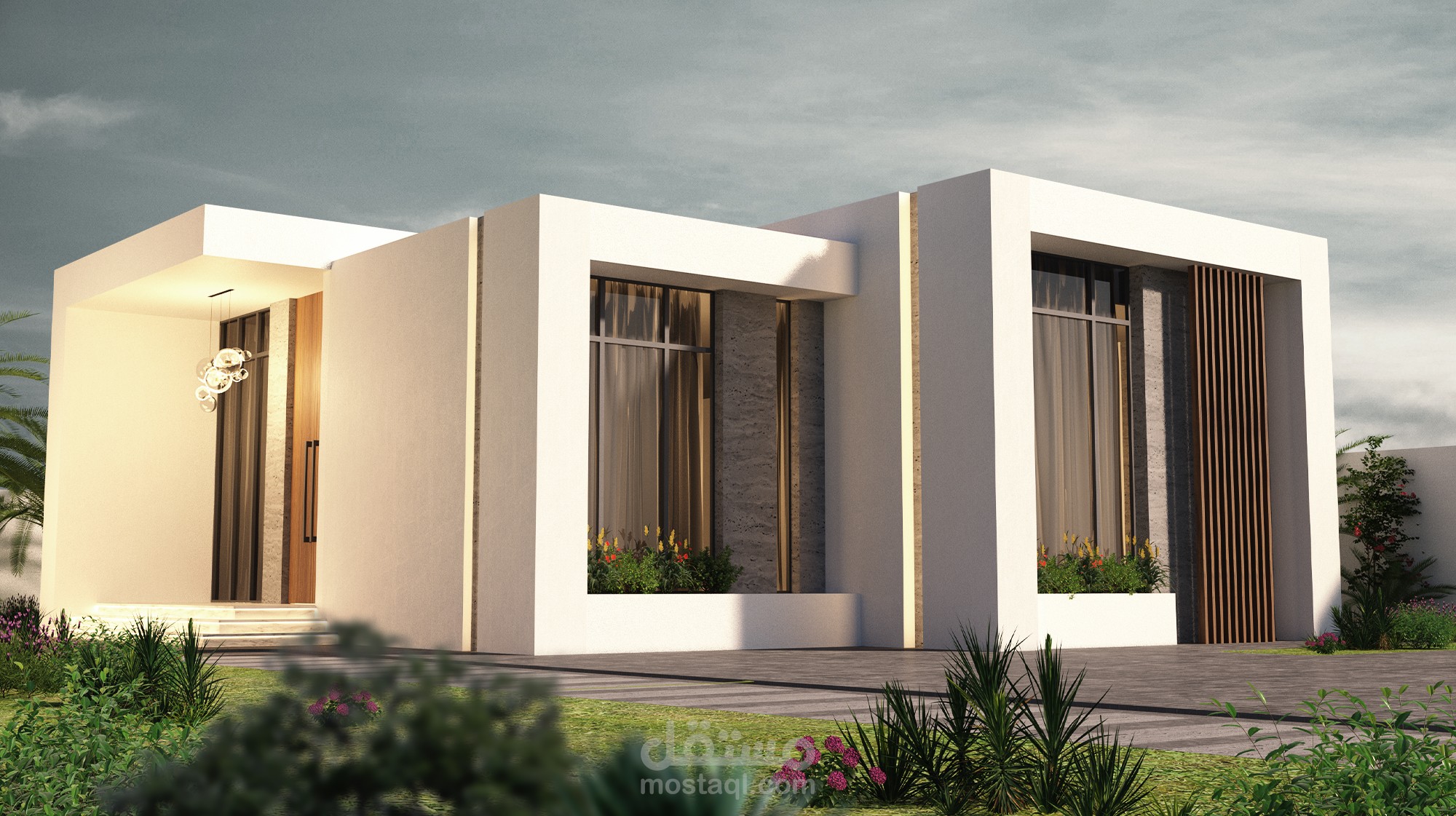تصميم مودرن لفيلا بعجمان 2024