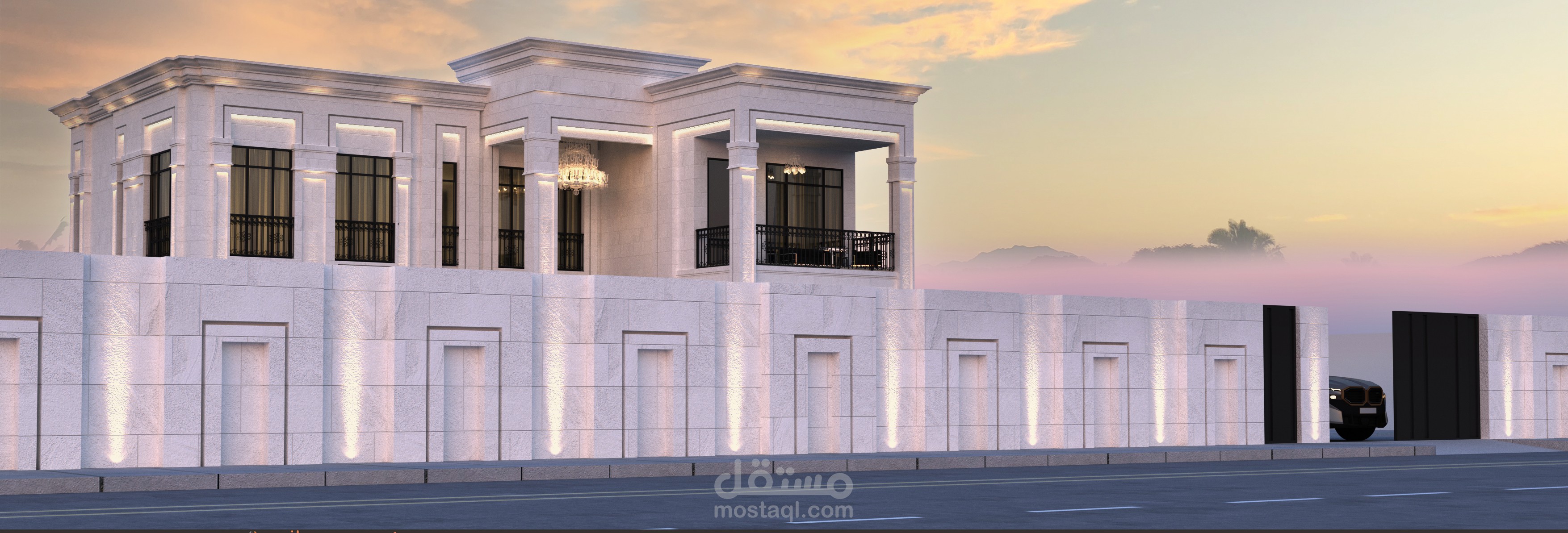 تصميم فيلا - نيو كلاسيك
