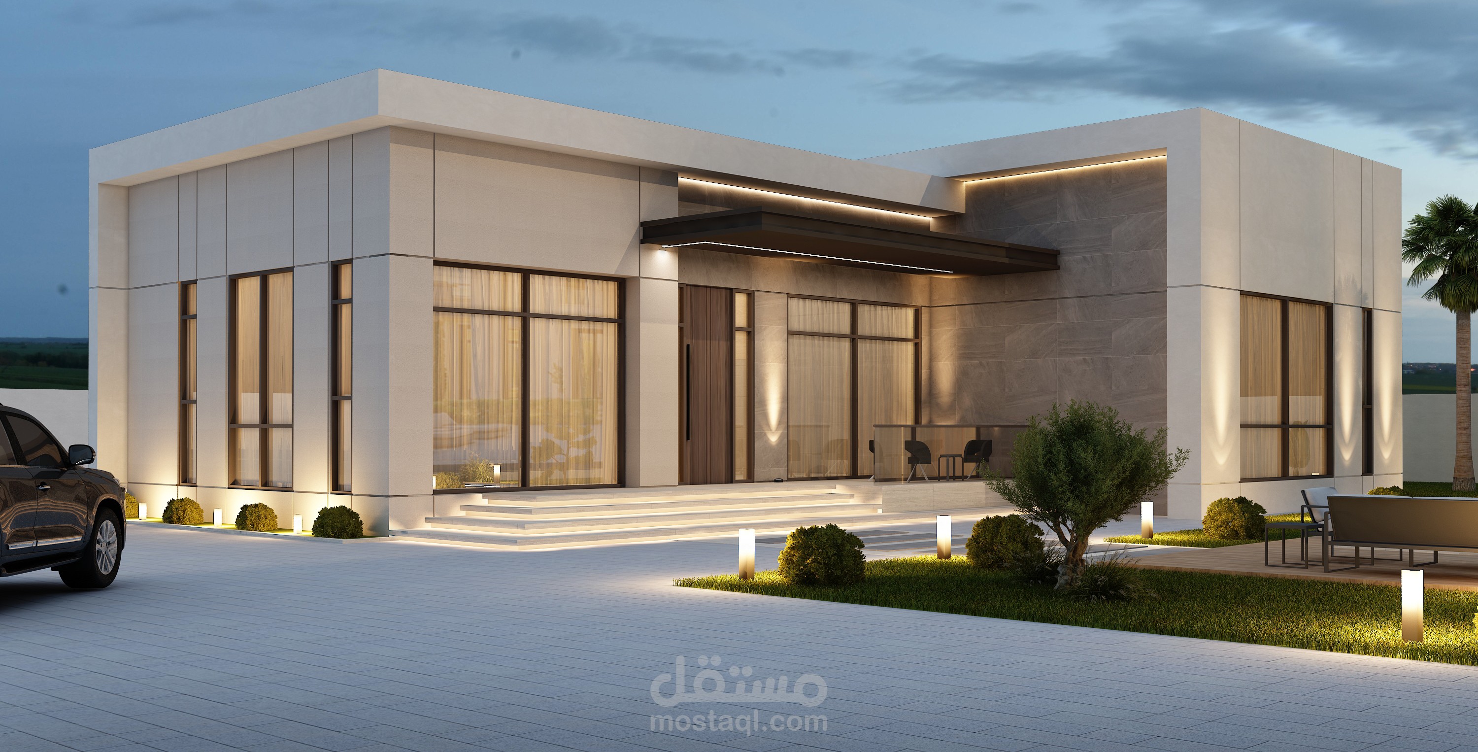 تصميم اضافة ملحق سكني 2025