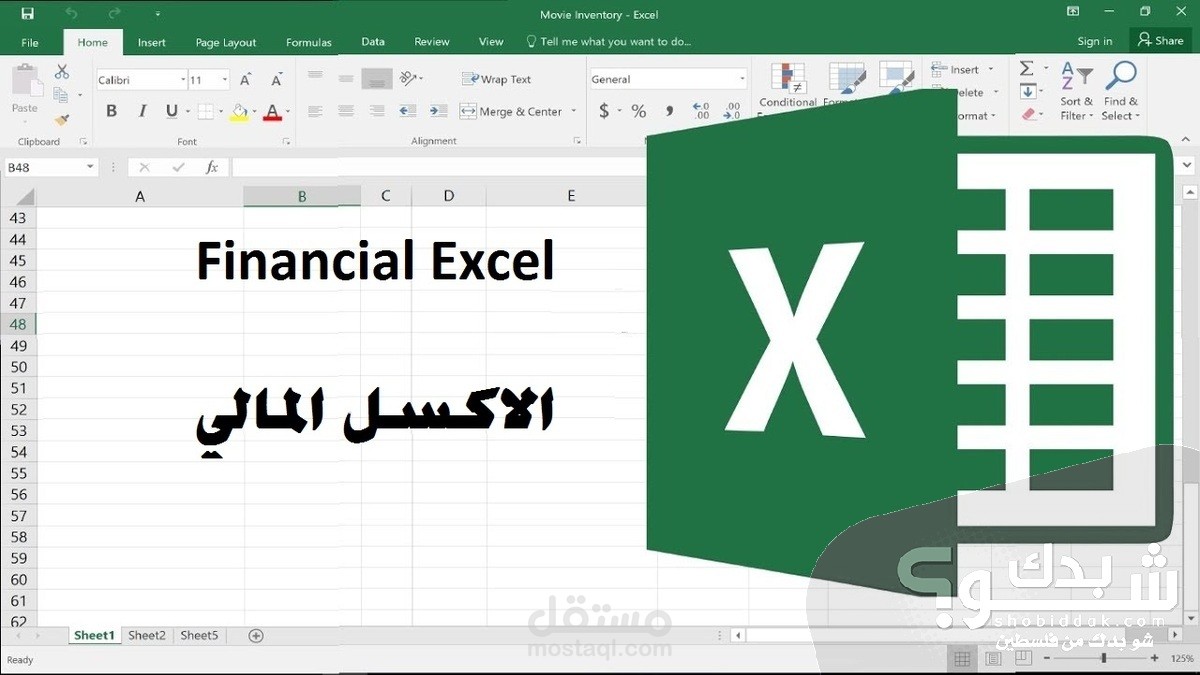 انجاز العمليات المالية بواسطة اكسل