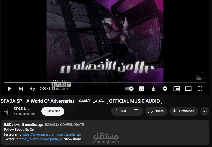 نتائج حملة تسويقية علي اليوتيوب