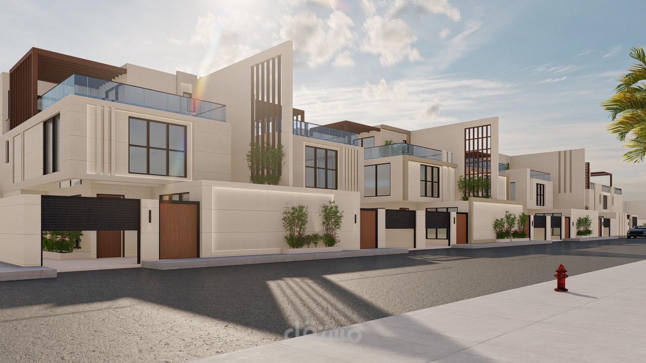 تصميم  لكمبوند سكني بالسعودية