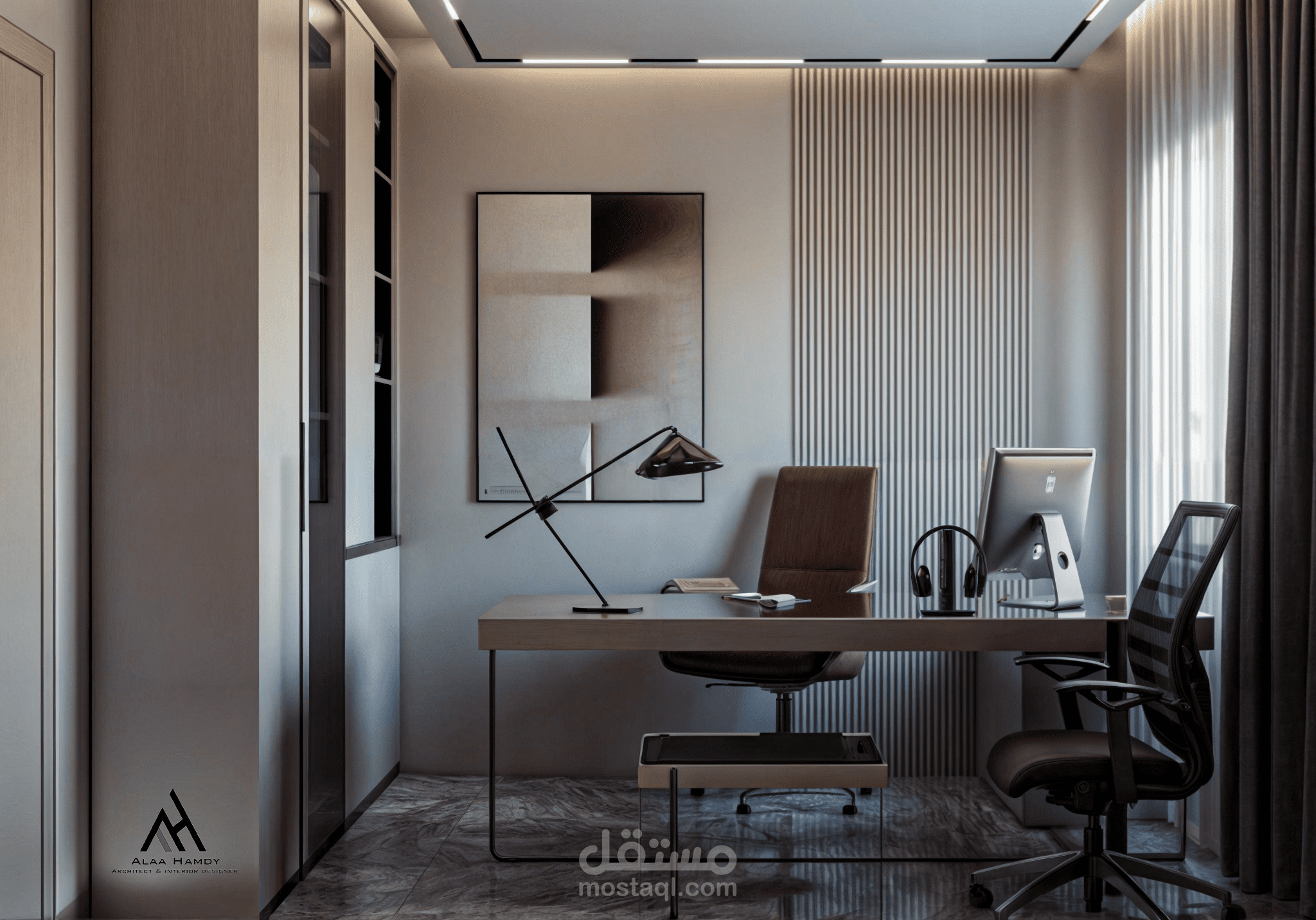 تصميم لمكتب بالسعودية
