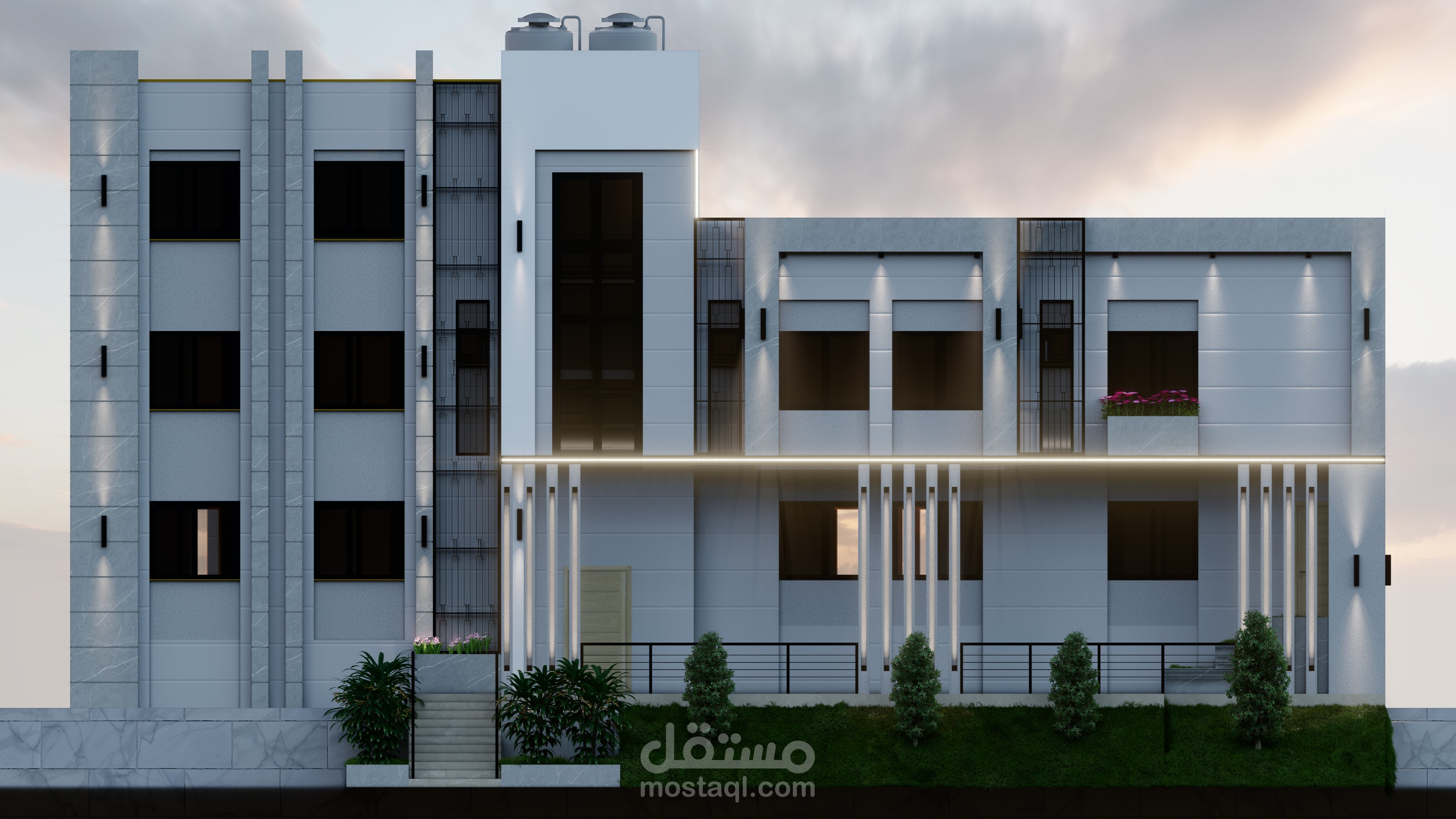 مقترح اخر لواجهة منزل