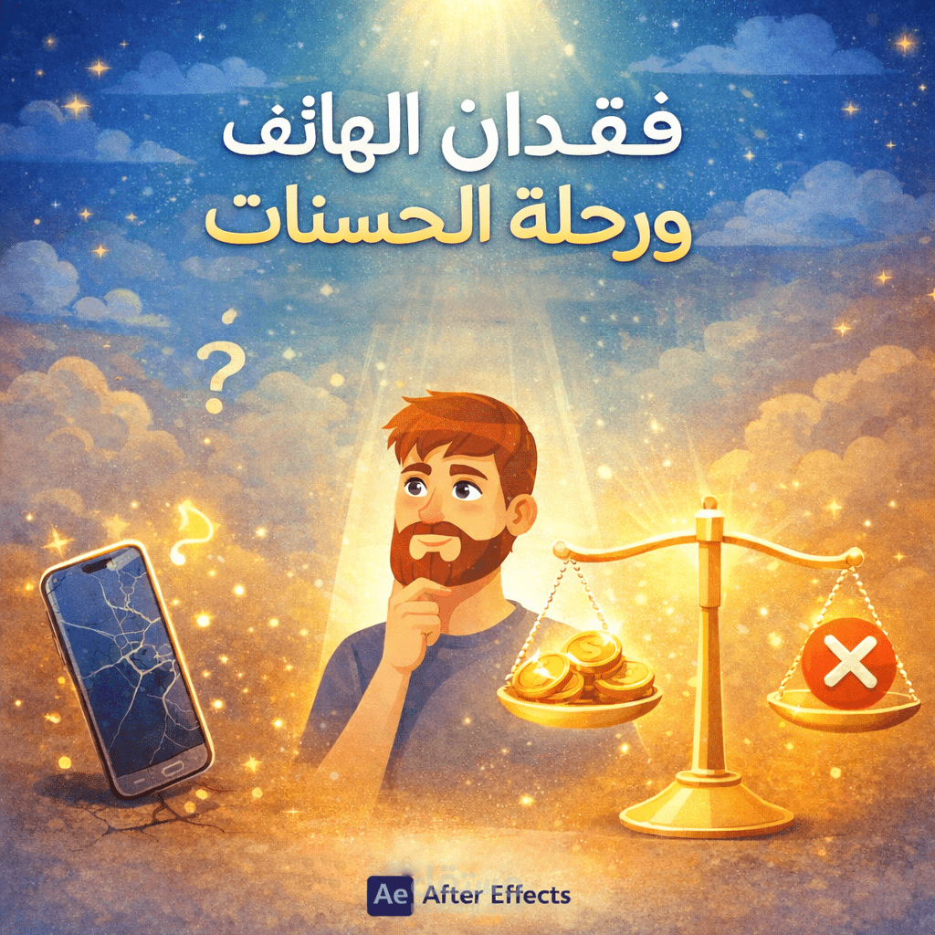 فقدان الهاتف ورحلة الحسنات: تأملات في العدالة الإلهية والإيمان الشخصي