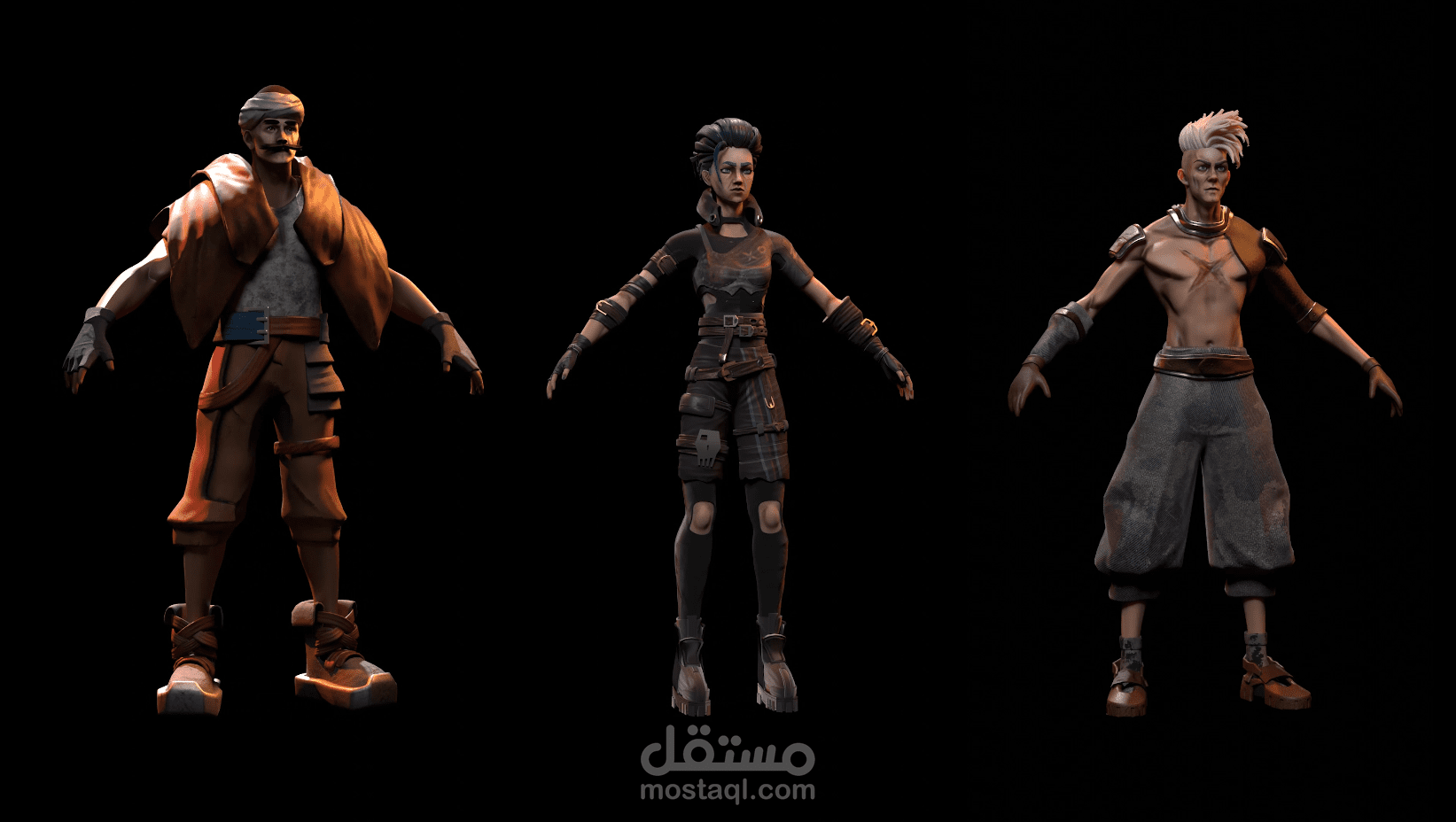 تصميم شخصية 3D احترافية للألعاب والإعلانات