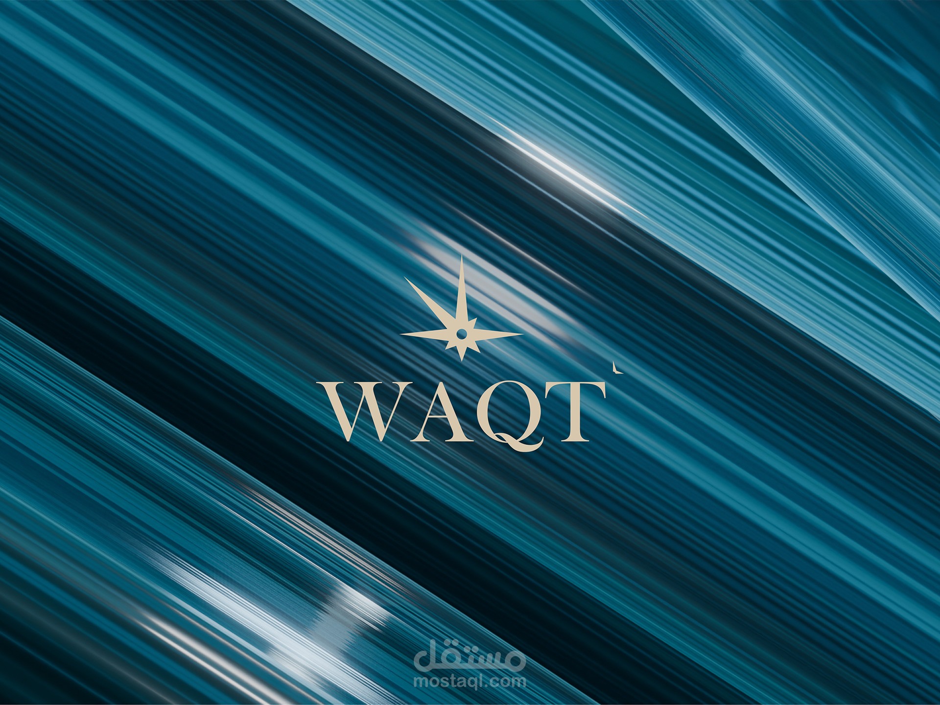 WAQT Perfume Brand – 3D Visual & Branding Design