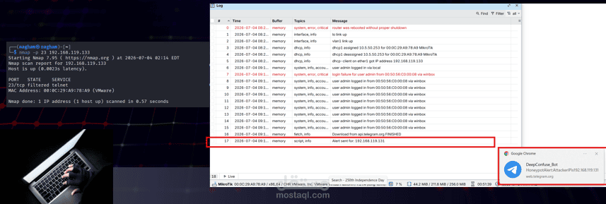 Sentinel: Intelligent Network Defense & Threat Deception System