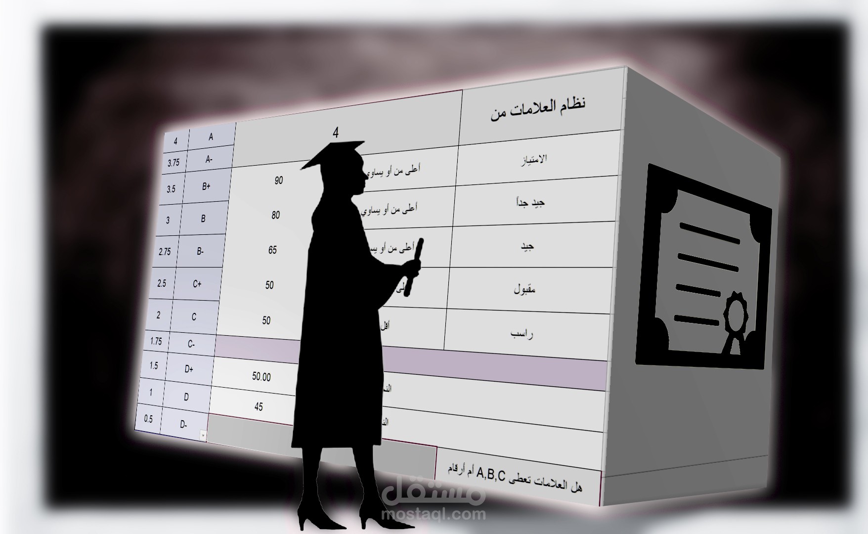 احتسب معدلك - قالب إكسيل متقدم على بيكاليكا