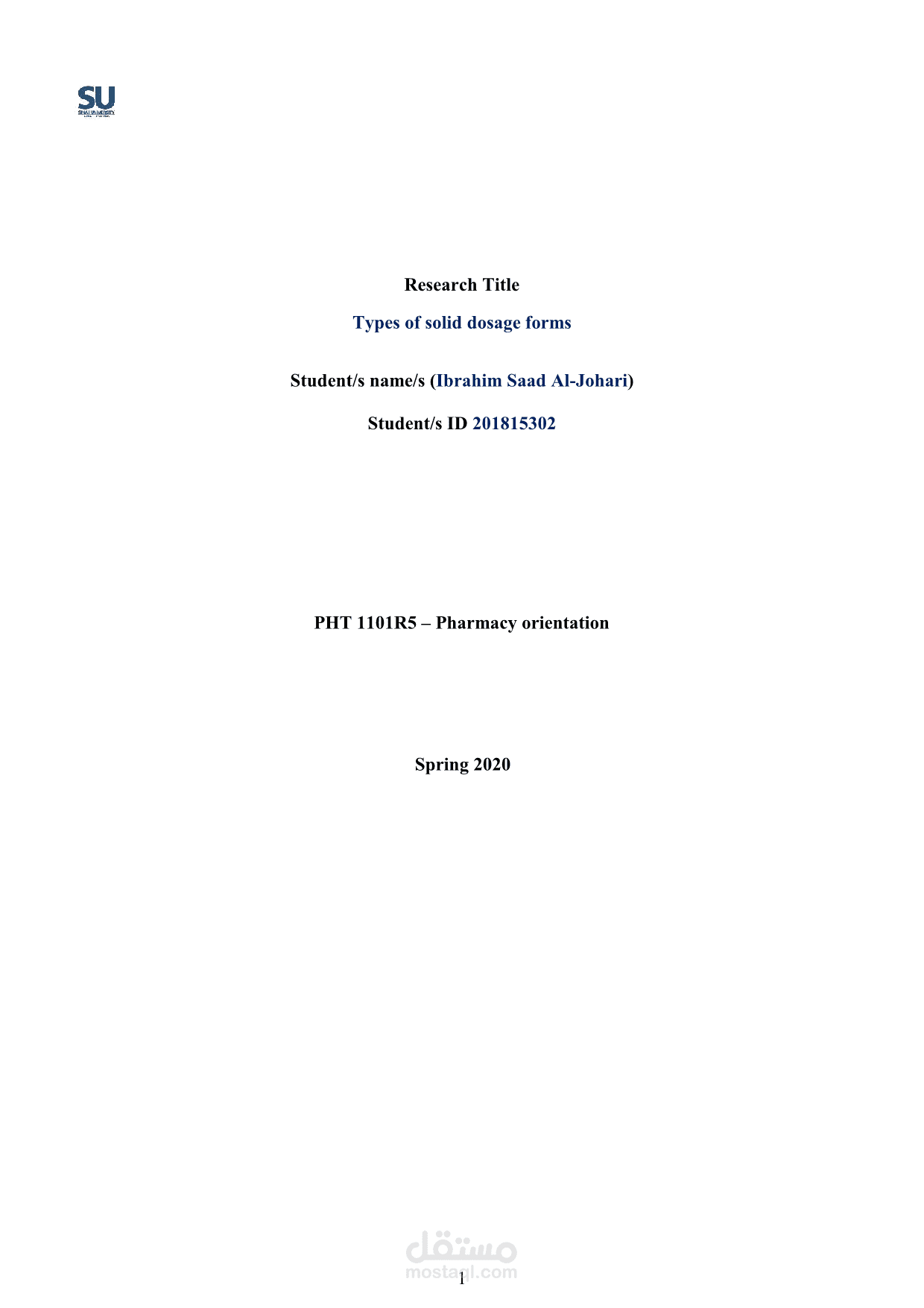 Search for Types of solid dosage forms