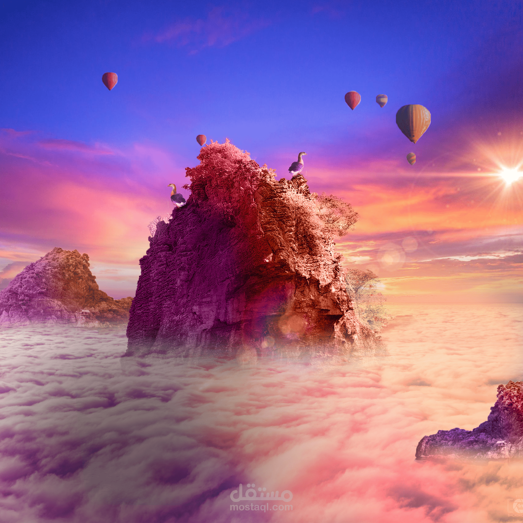 صورة خيال علمي ومنظر رائع