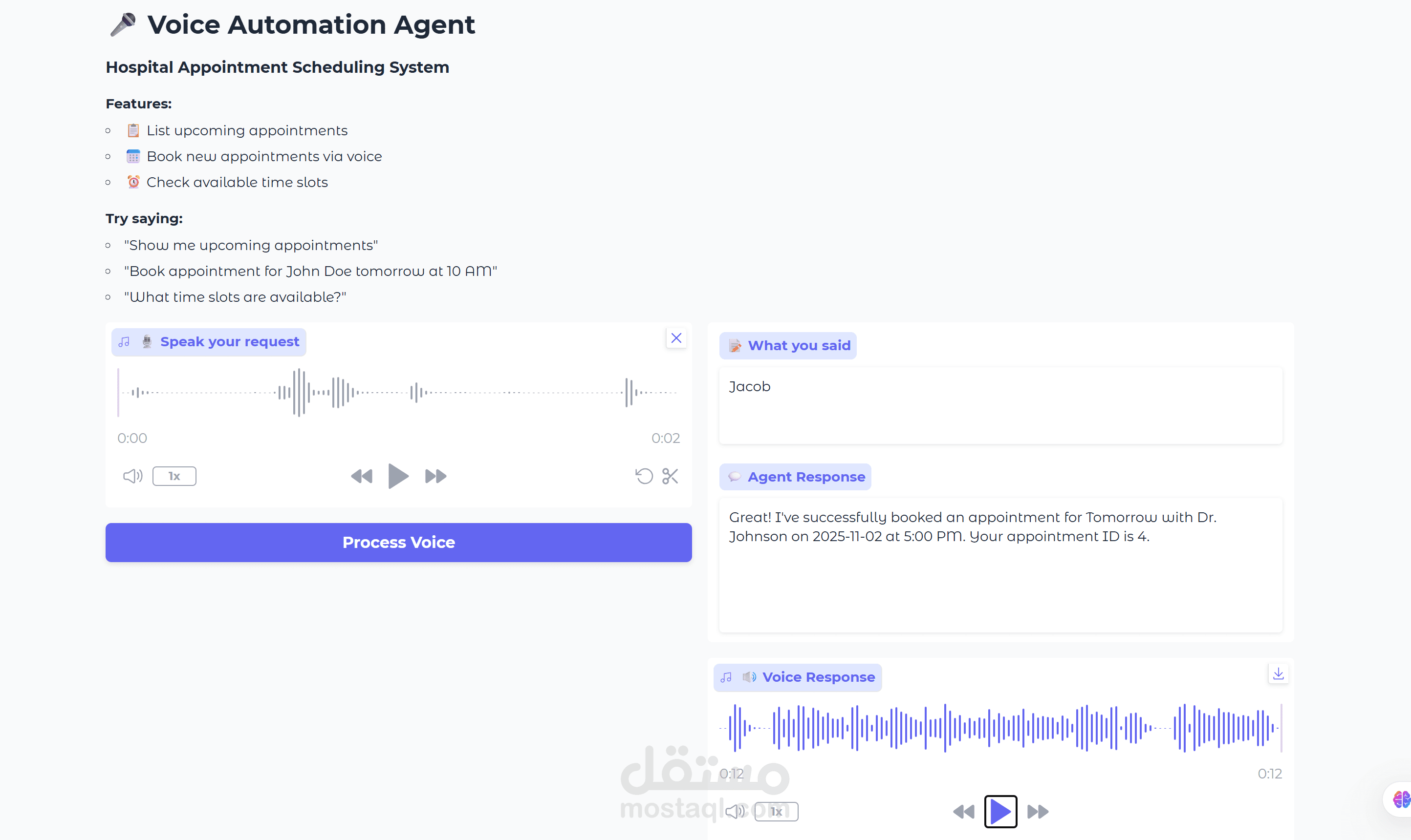 Voice Automation Agent