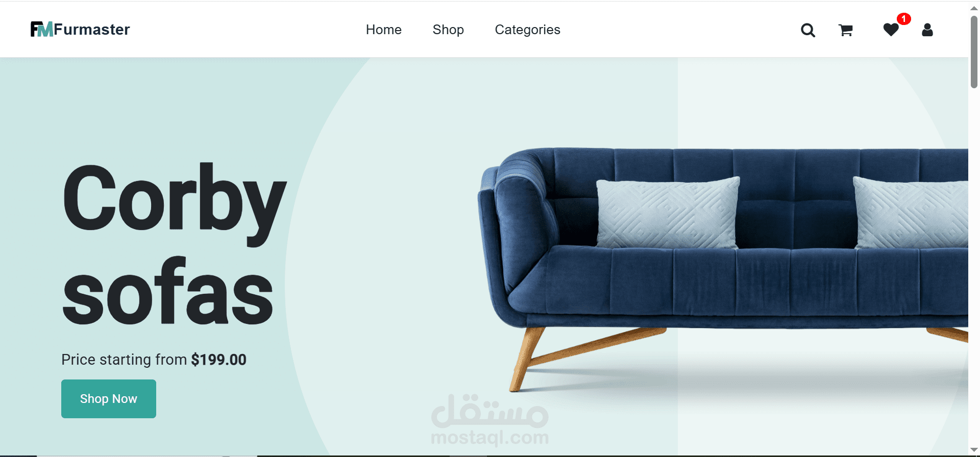 تصميم وتطوير موقع متجر الكتروني لاثاث وديكور عصري – Furmaster