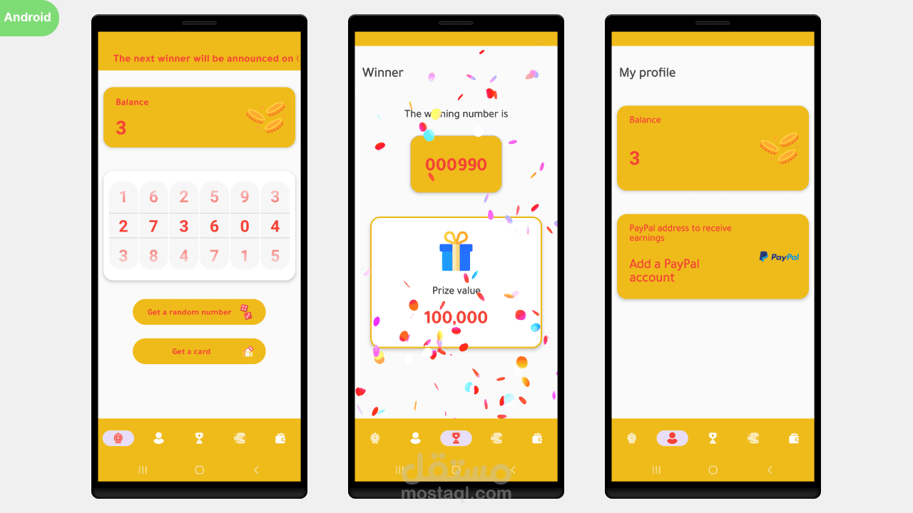 The Winner | Android & iOS App
