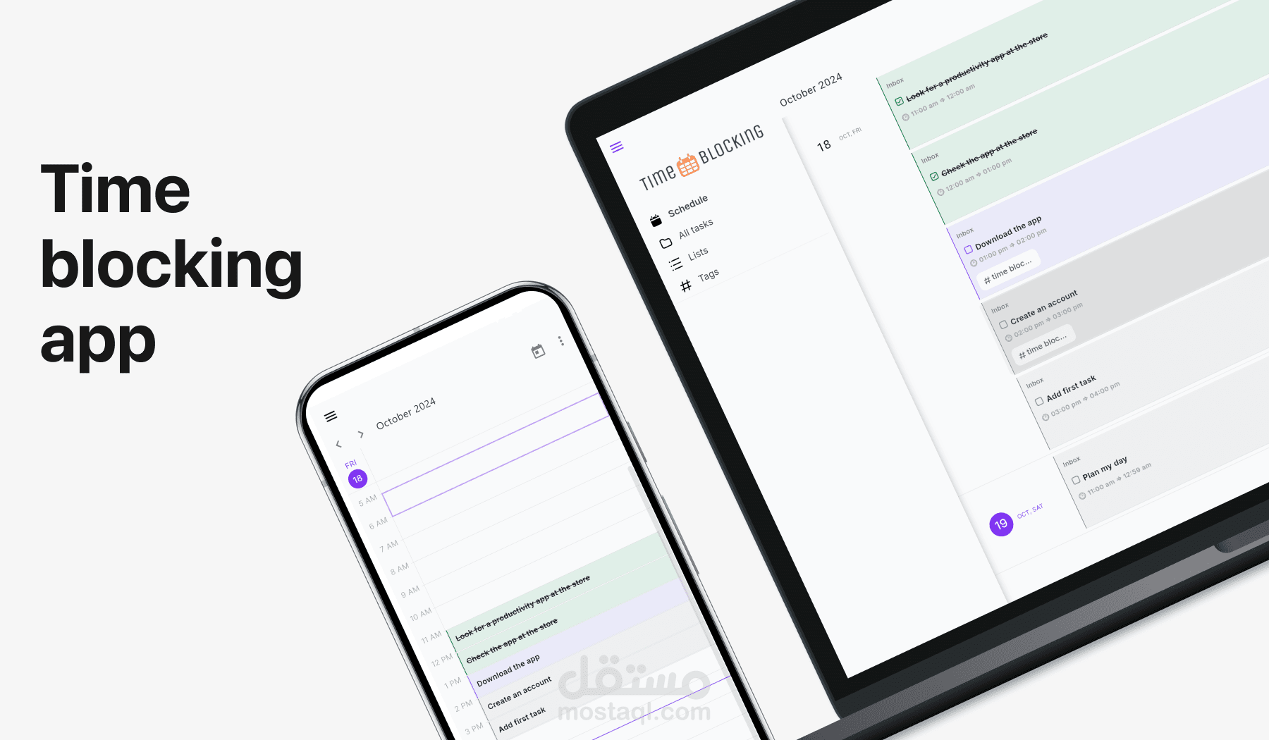 Time blocking app
