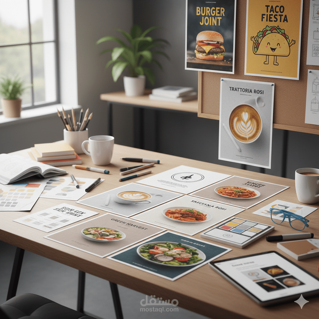 تصاميم بوسترات سوشيال ميديا لمطاعم