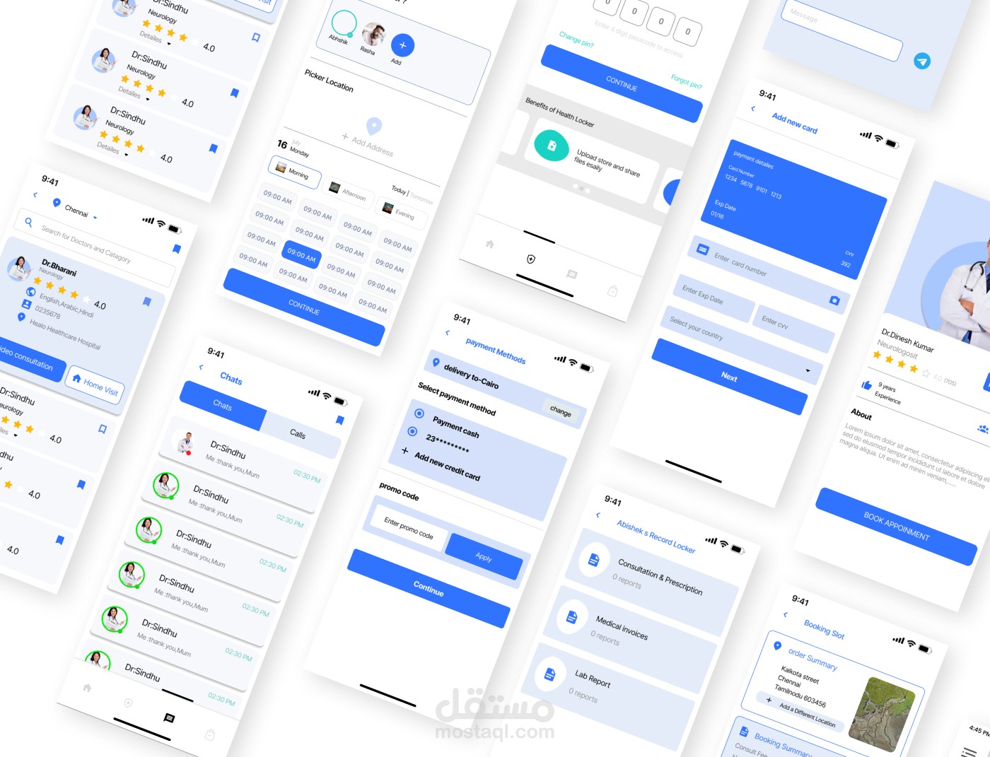 تصميم متجر لسهولة التعامل بين الاطباء والمرضى واجراء كل ما يريدونه بسهولة وببساطهUX UI