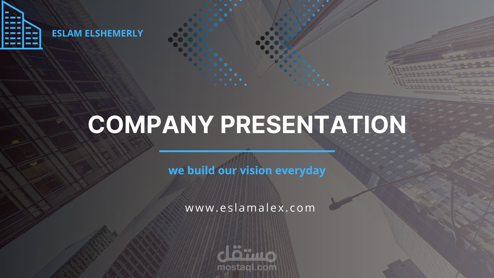 تصميم وكتابة عرض تقديمي للشركات/Company Presentation