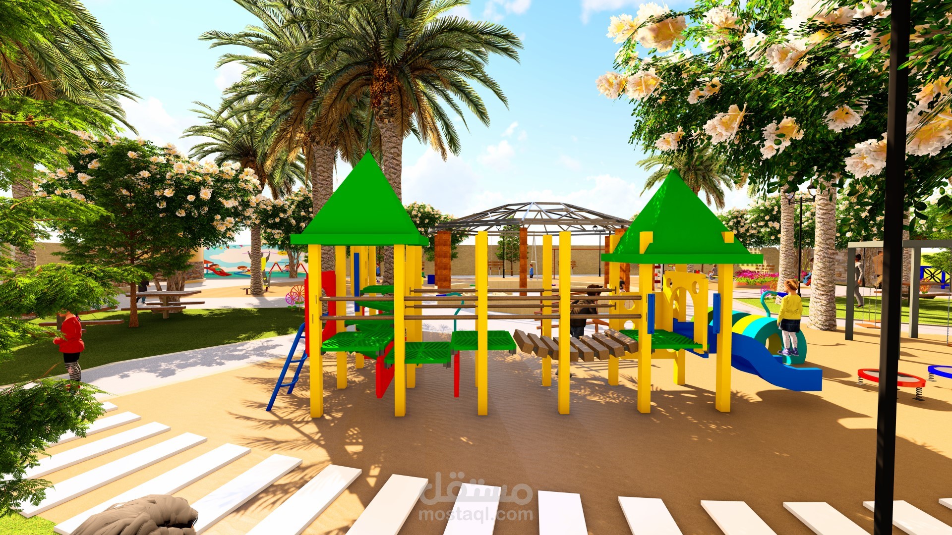 تصميم ألعاب لمنتزه