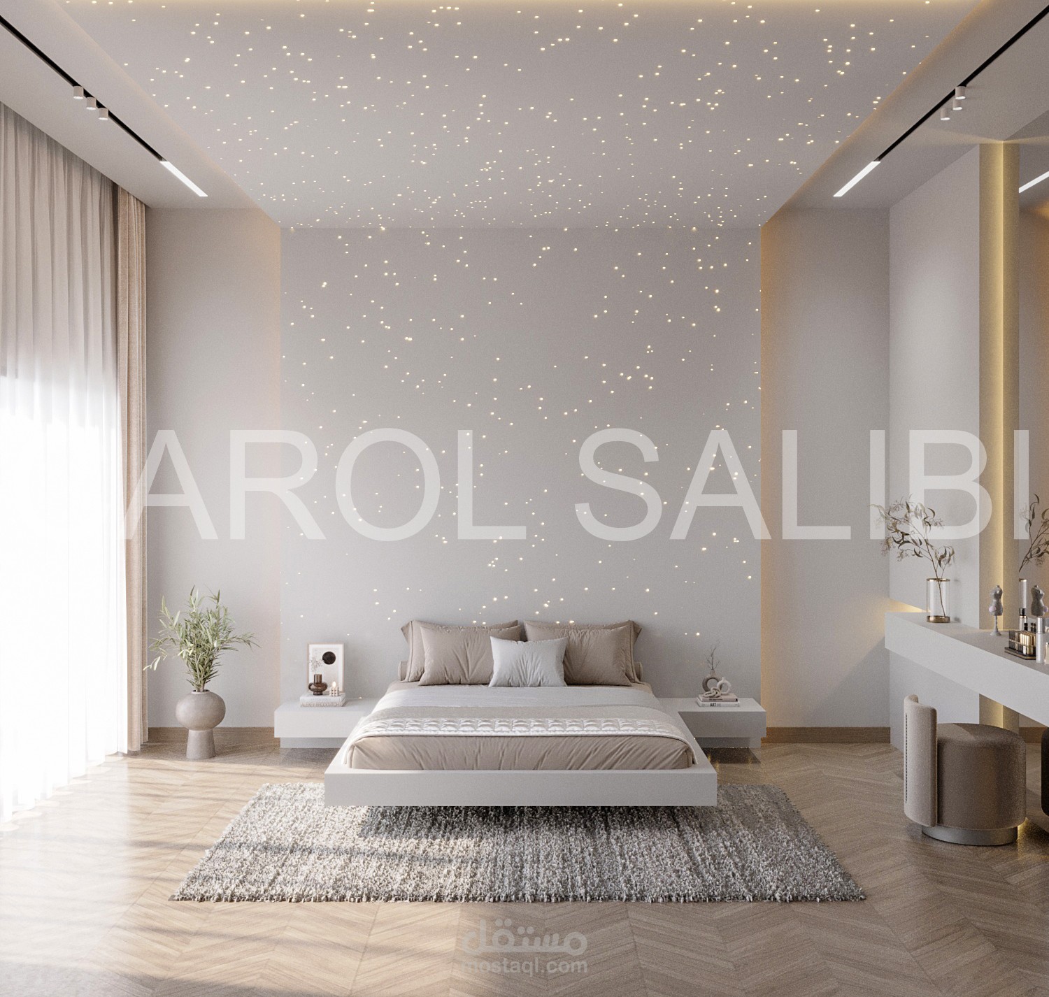 STAR LIGHTNING MASTER BEDROOM DESIGN -FUTURISTIC