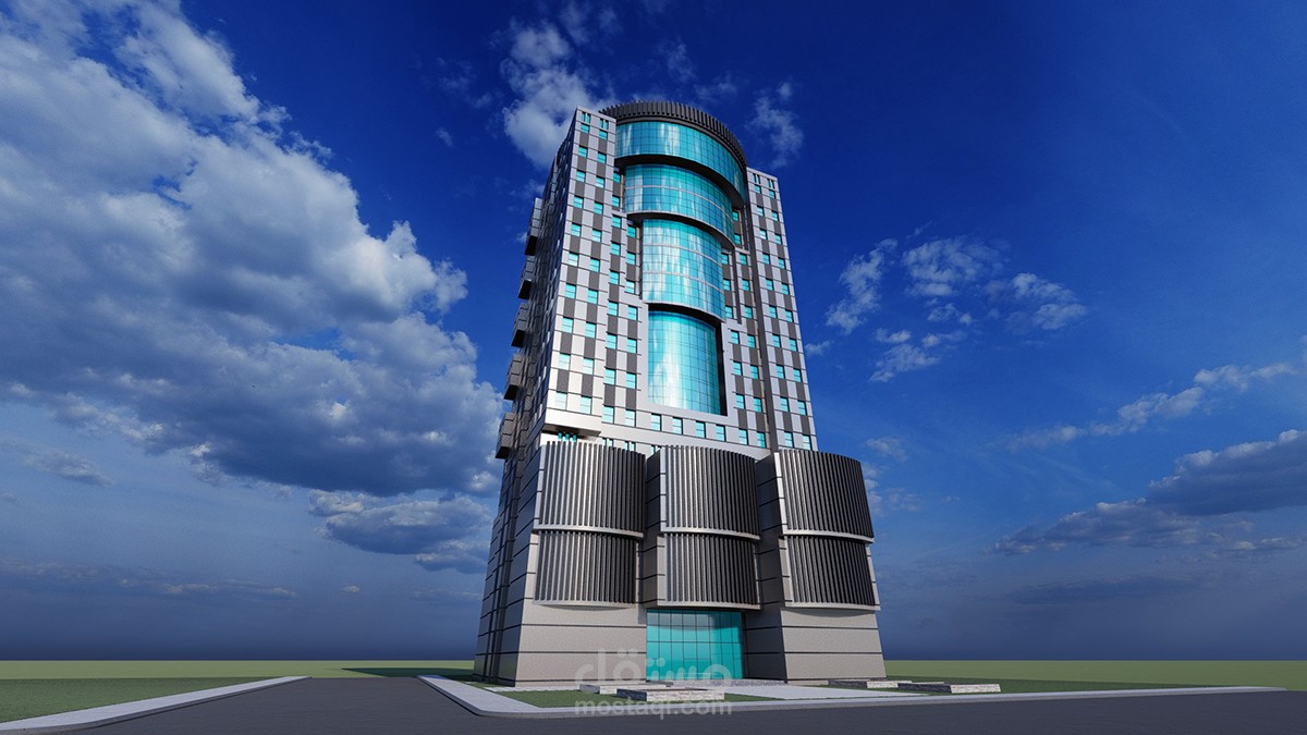 بناء تجاري ومكاتب