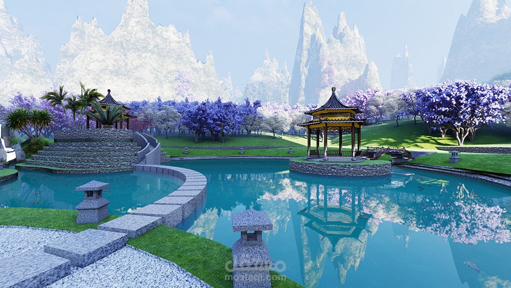 حديقة على النمط الياباني