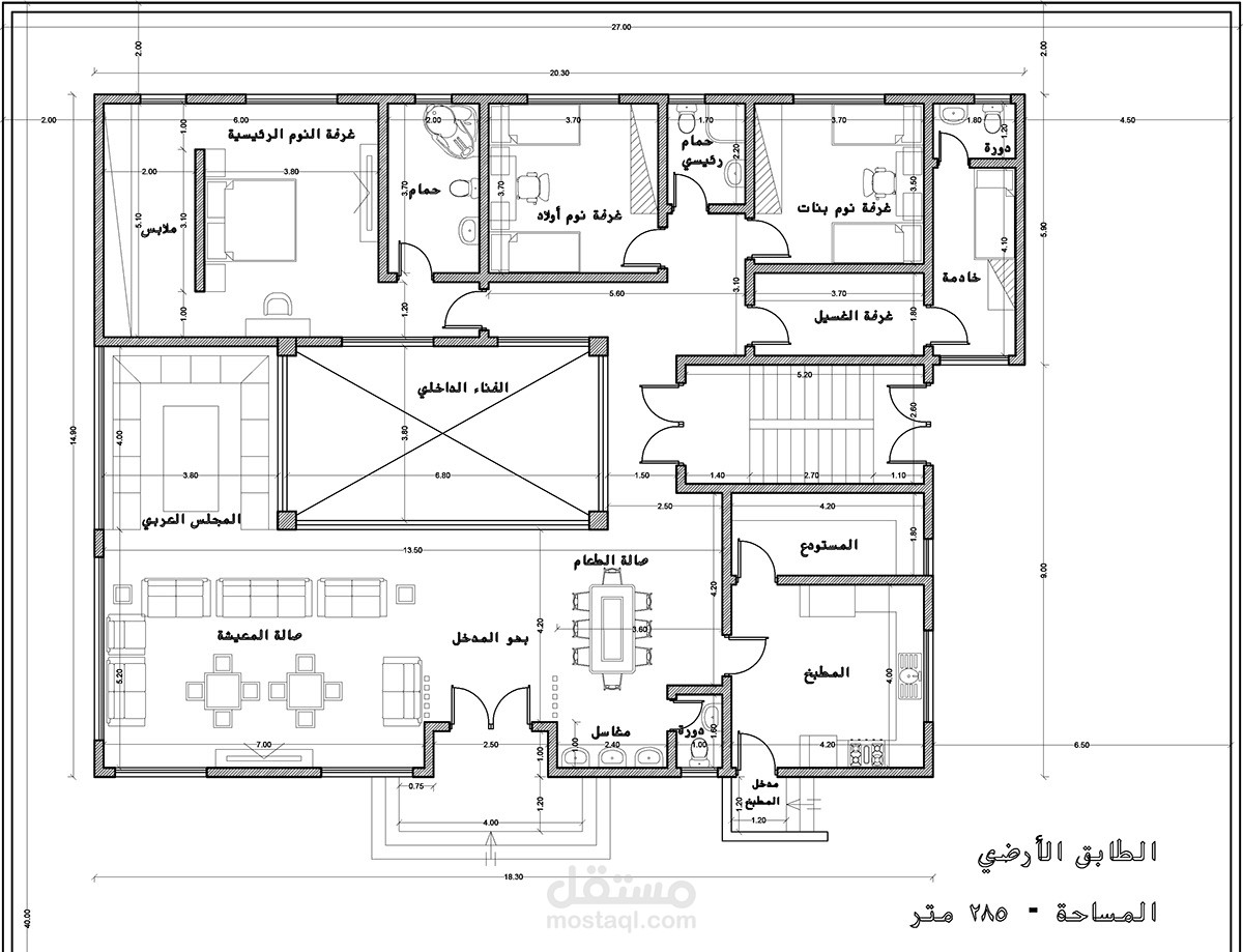 مخطط فيلا سكنية