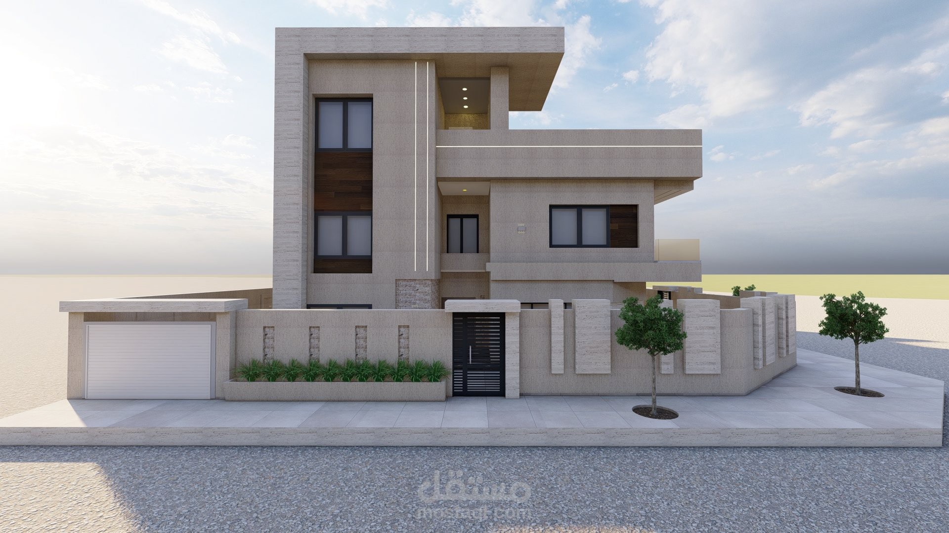 تصميم خارجي فيلا