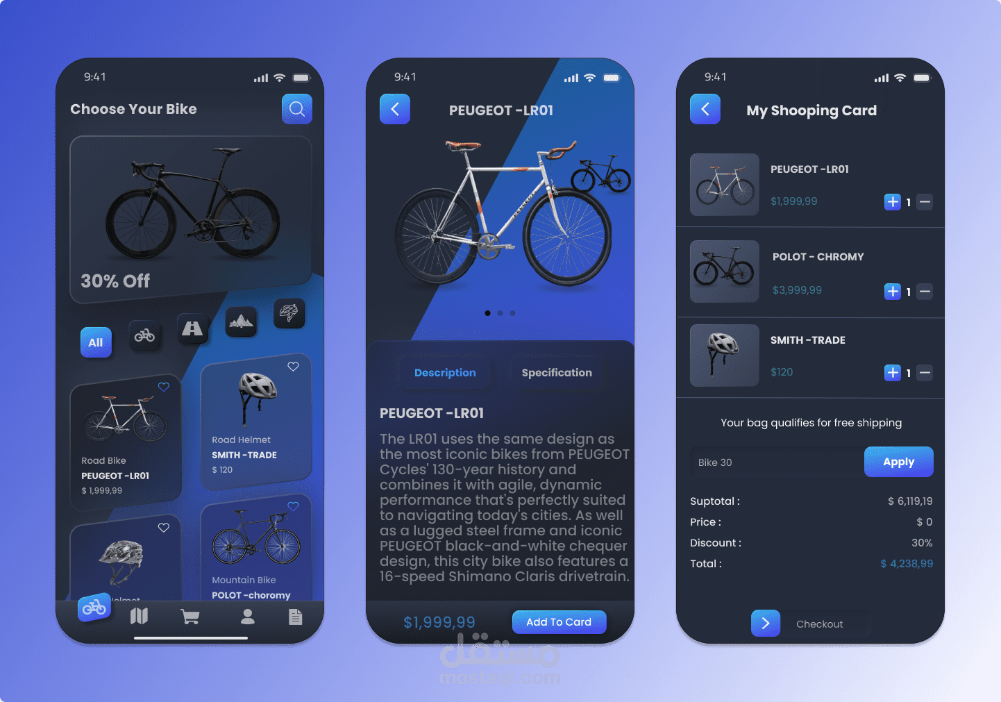Online Bike Shopping App