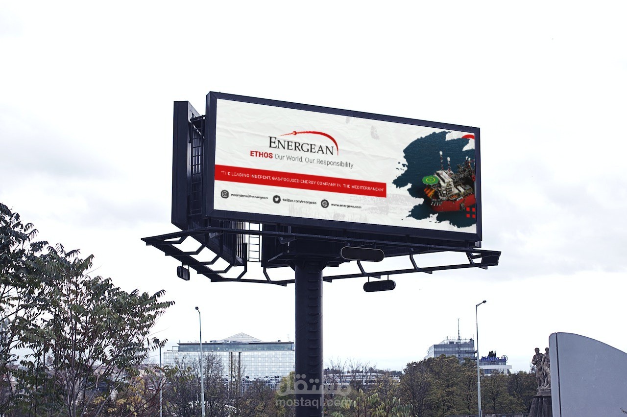 تصميم بوسترات لشركة بترول "Energean"