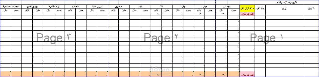 برنامج محاسبى على الاكسيل بدون برمجه لاداره الحسابات بسهوله