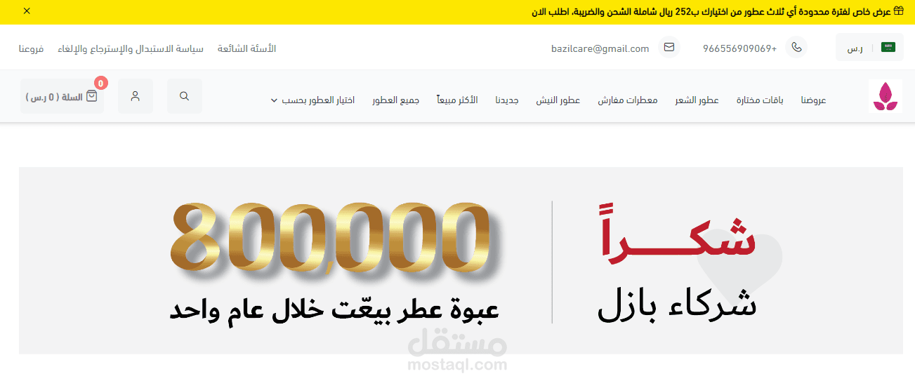 تحليل منافسين لبازل للعطور