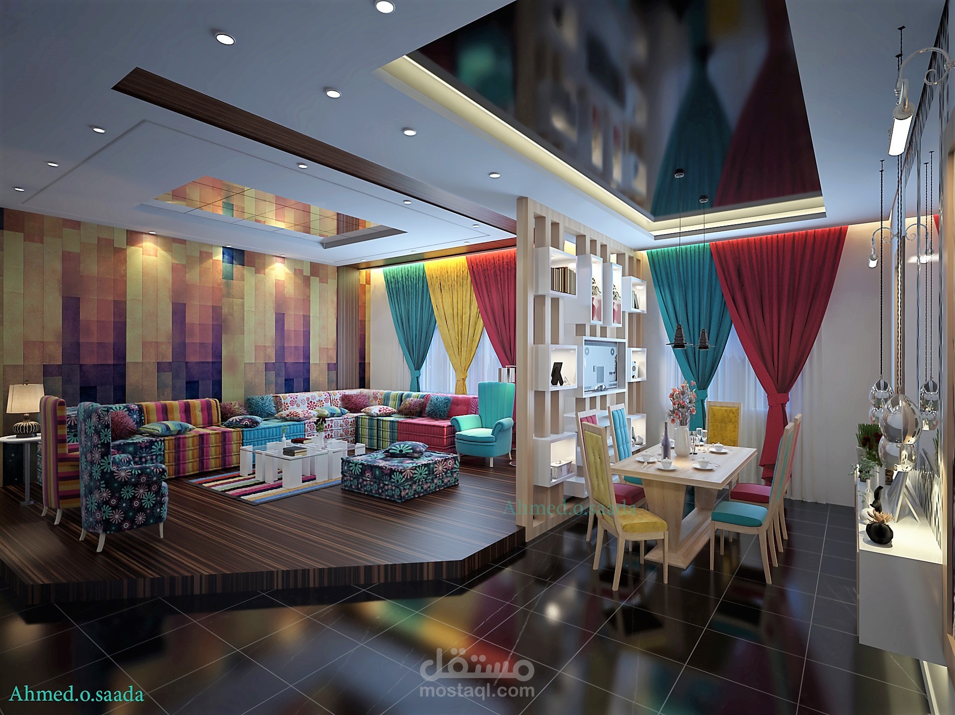 تصميم غرفة معيشة