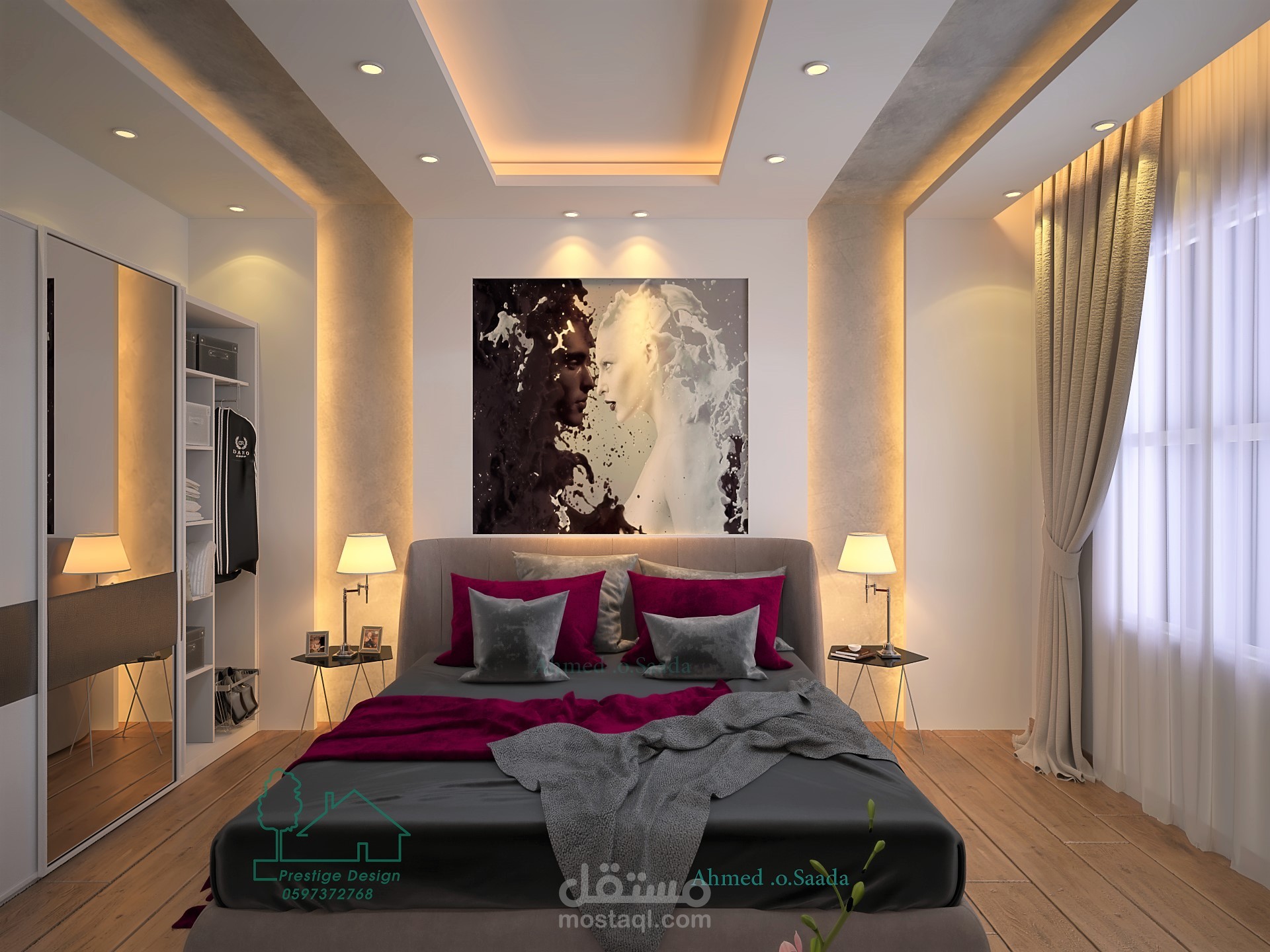 تصميم غرفة نوم ماستر