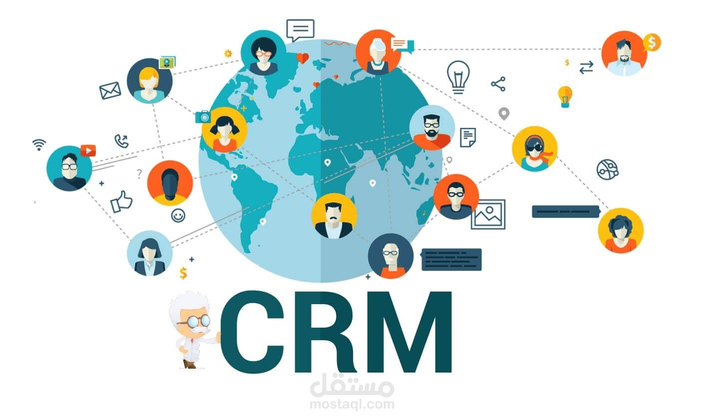 نظام CRM لوكالات السفر (تطبيق مكتبي - C# WinForms)