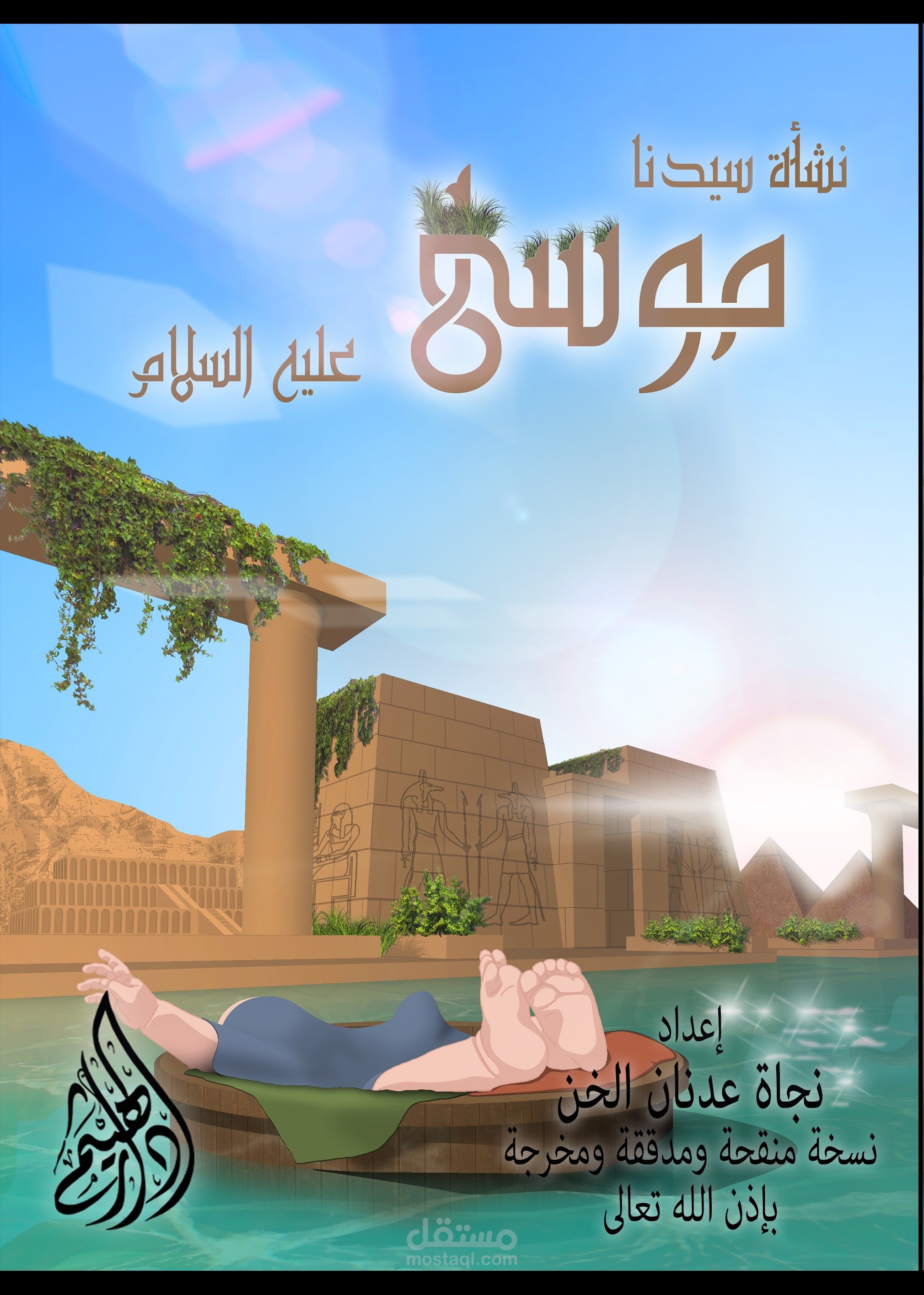 رسم ديجيتال لأغلفة قصص الأنبياء للأطفال