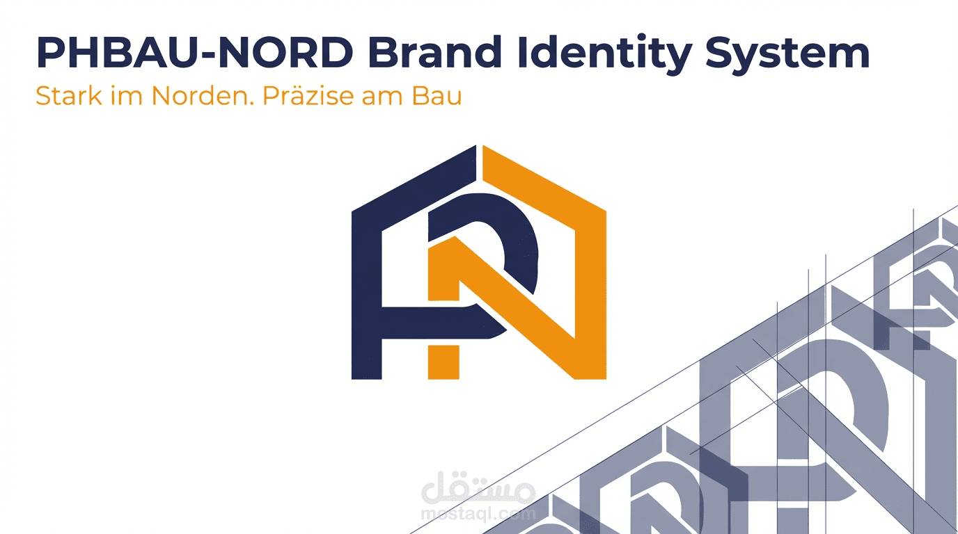 تصميم هوية بصرية لشركة بناء المانية