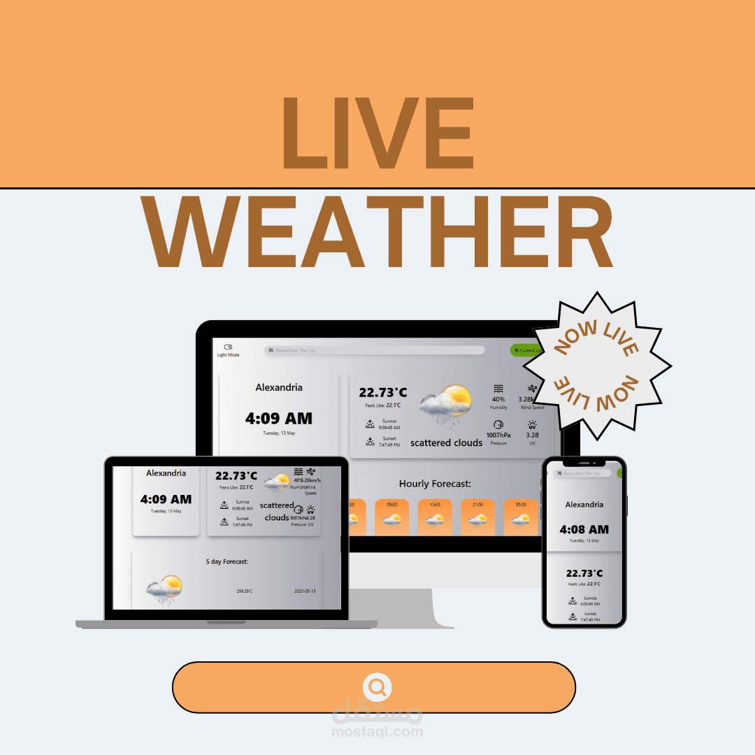 Weather Forecast Webapp by React
