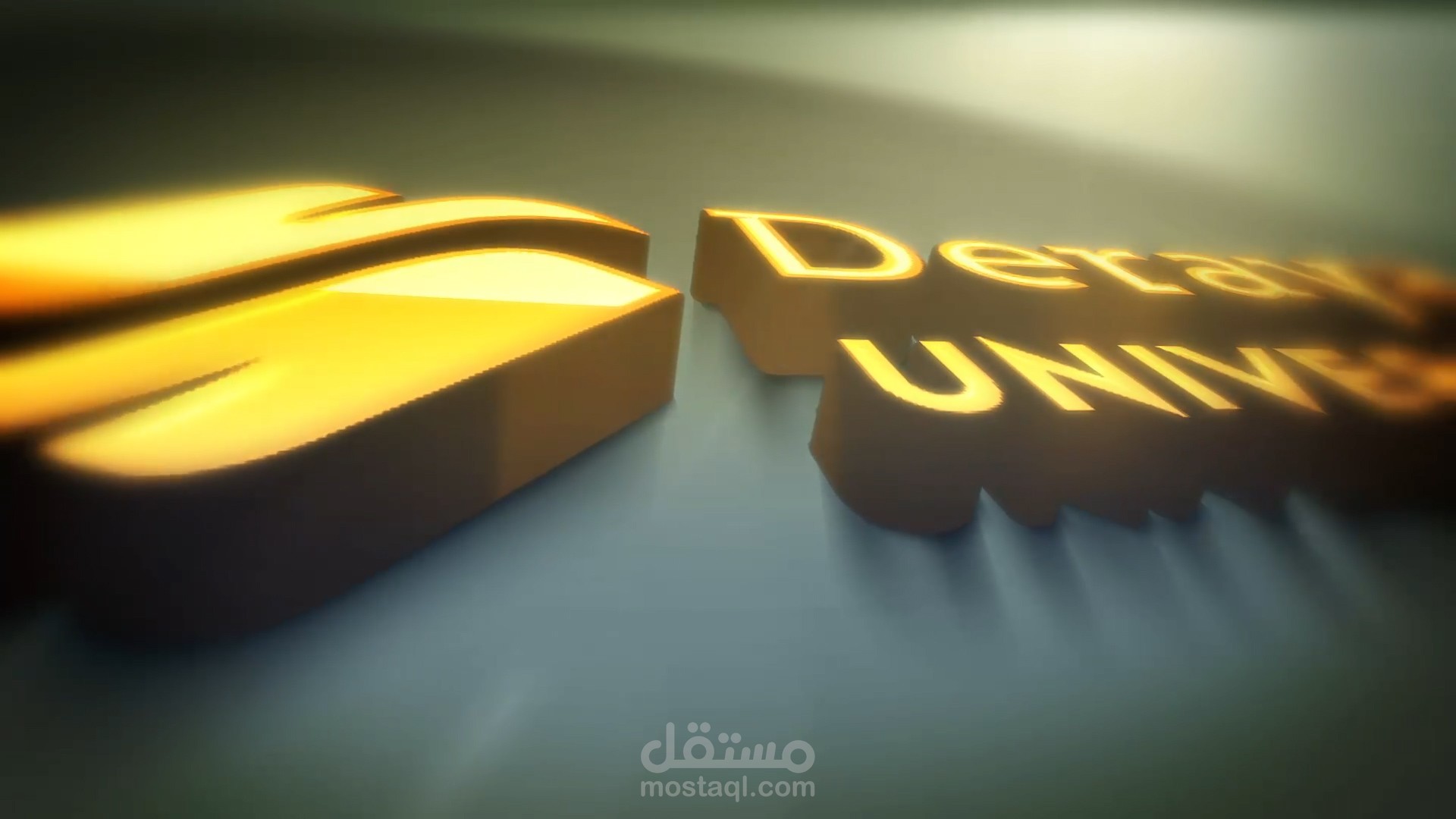 3D logo intro
