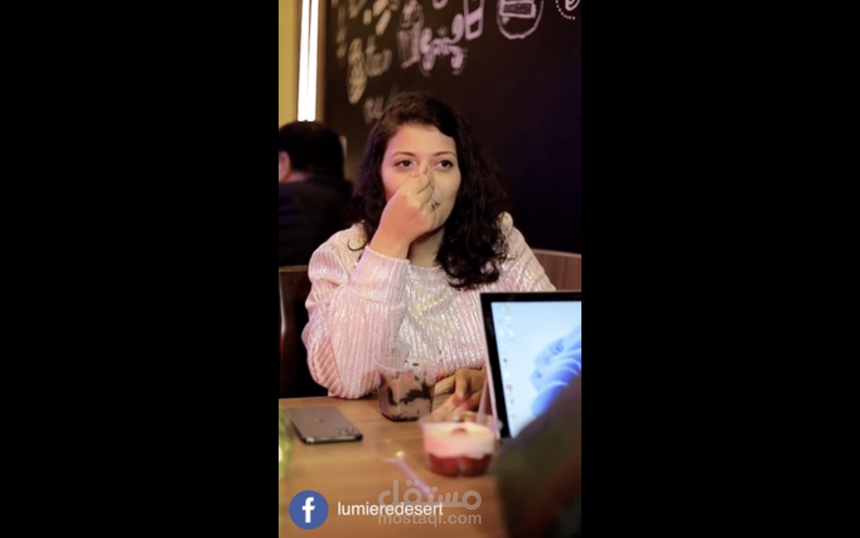 ريل دعائي لاحد اماكن بيع الحلويات