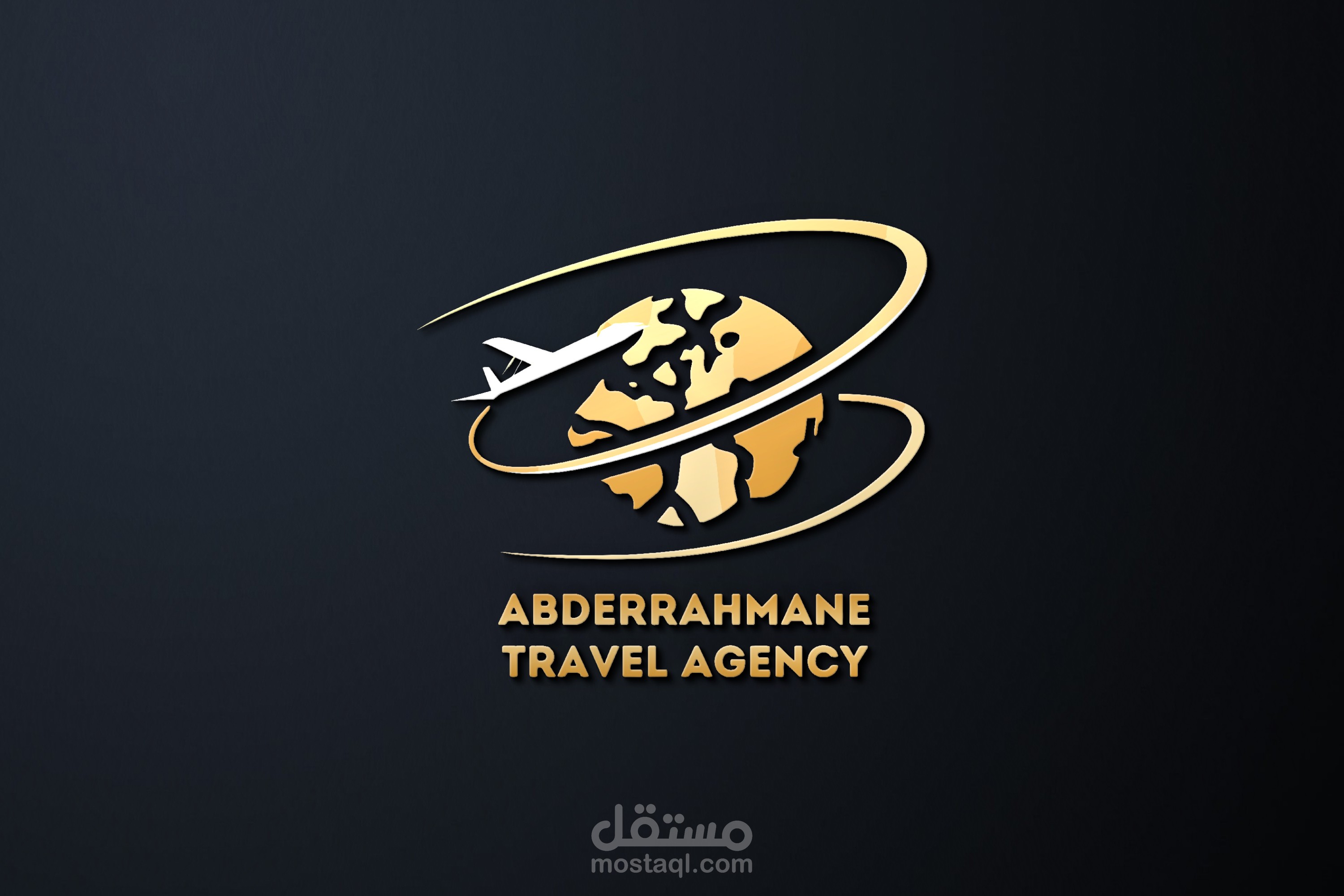 تصميم شعار ل"ABEDERAHMANNE TRAVEL AGENCY"