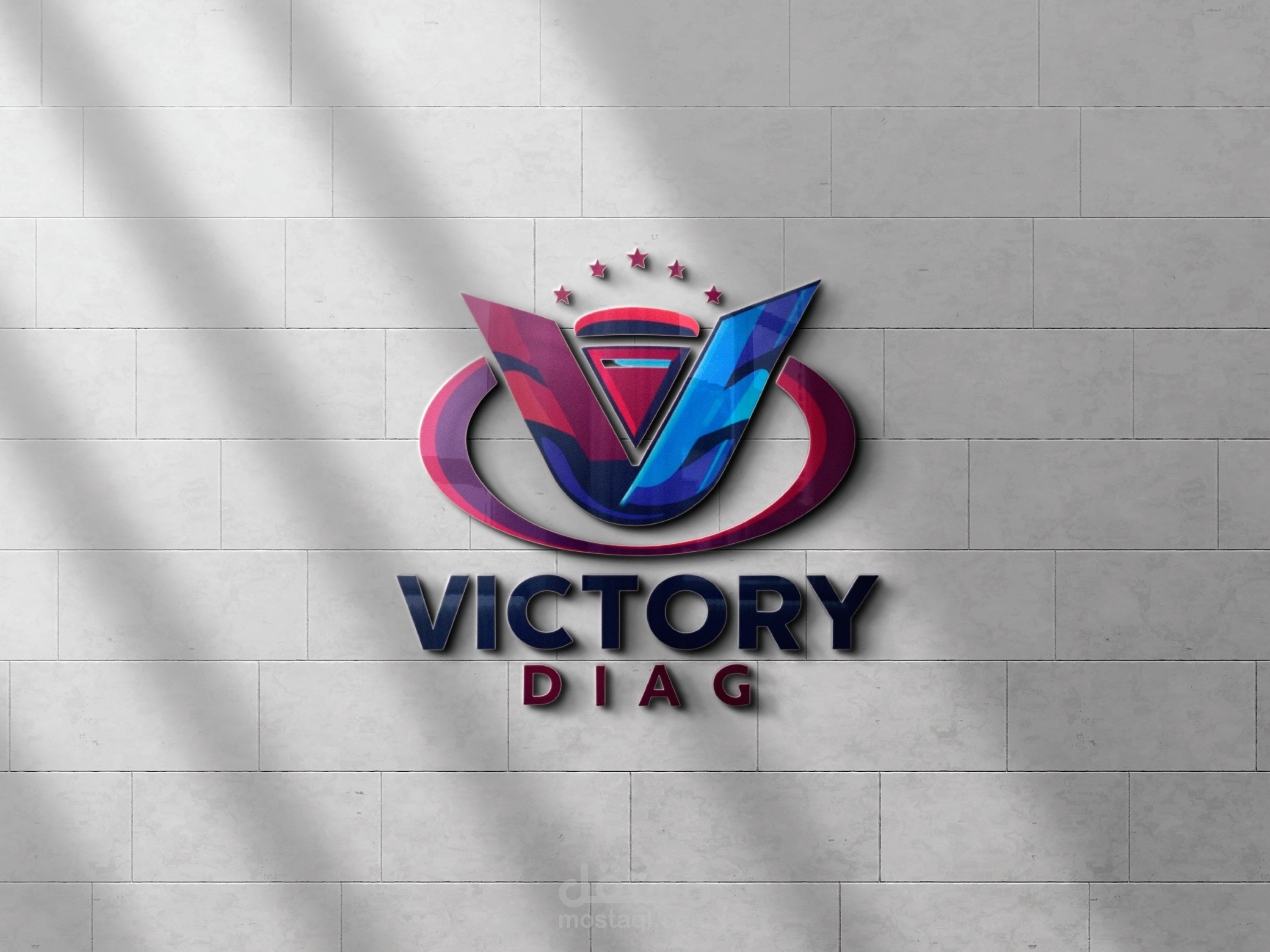 تصميم شعار ل"VICTORY DIAG"