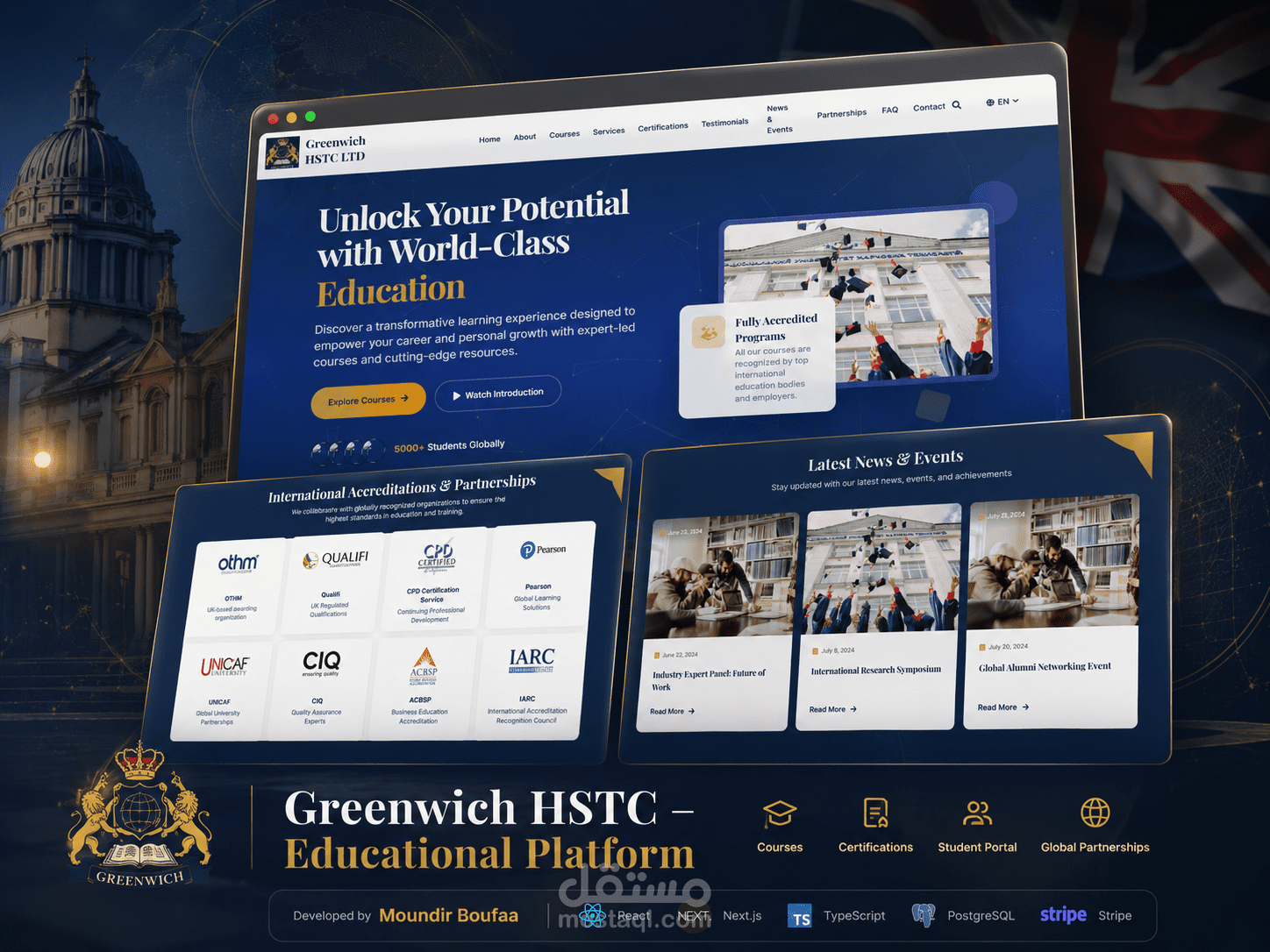 Greenwich HSTC LTD — منصة تعليمية